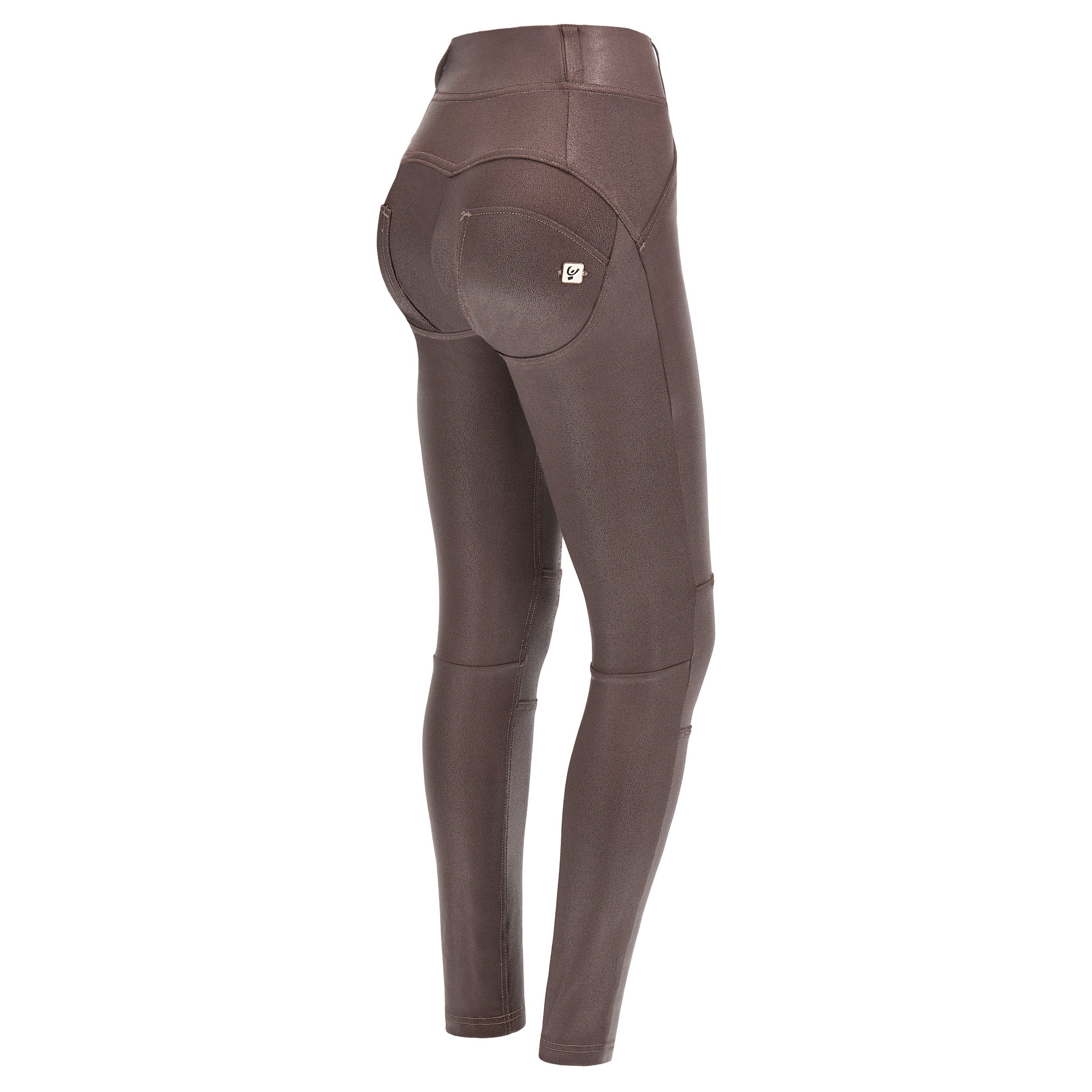 freddy-wr-up-pantaloni-push-up-vita-alta-similpelle-semi-lucida-skinny image 6
