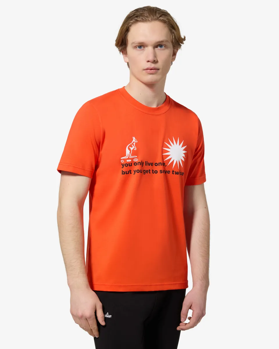australian-collage-t-shirt-in-cotone-made-in-italy image 1
