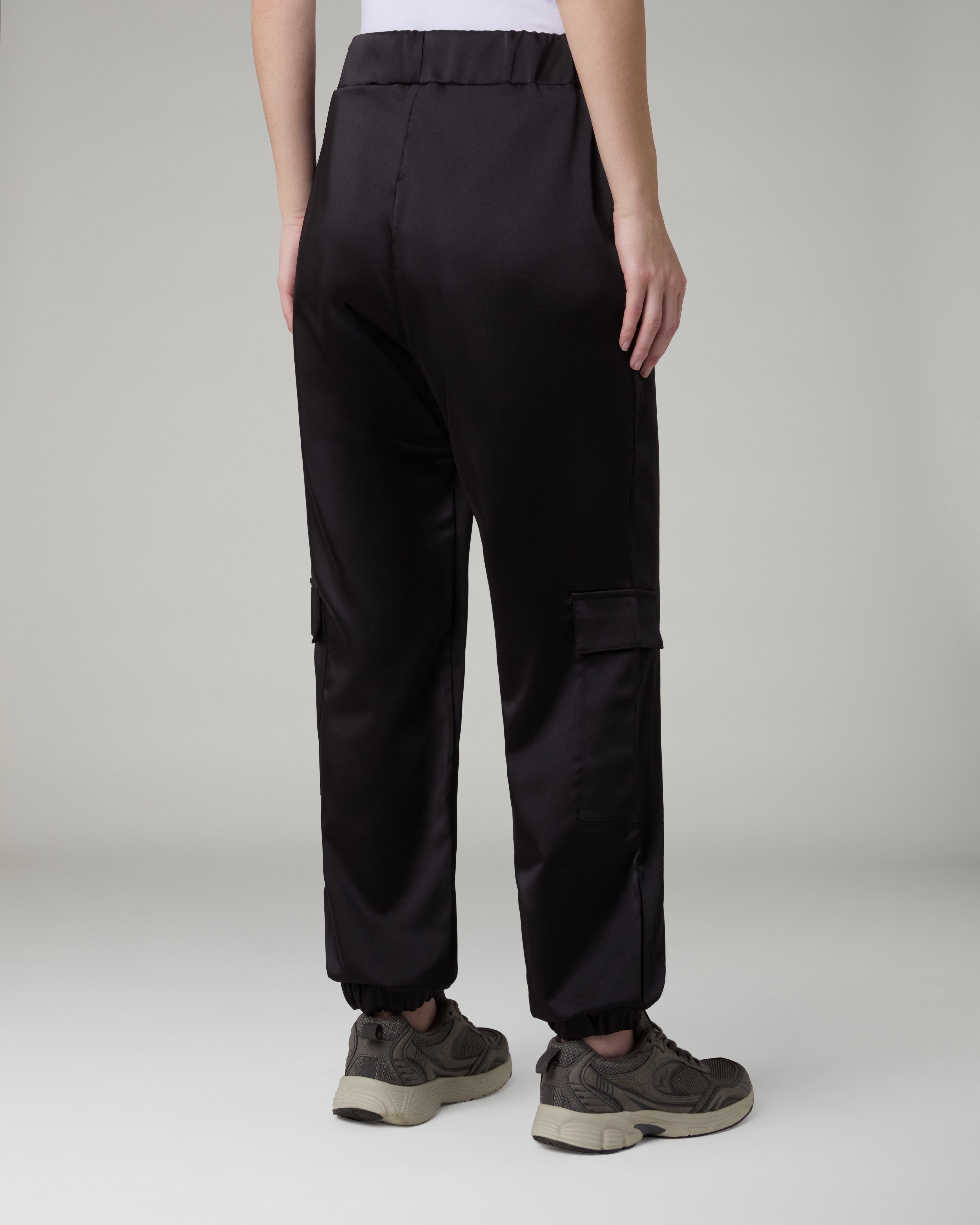 australian-glam-satin-pantalone-cargo-jogger image 3