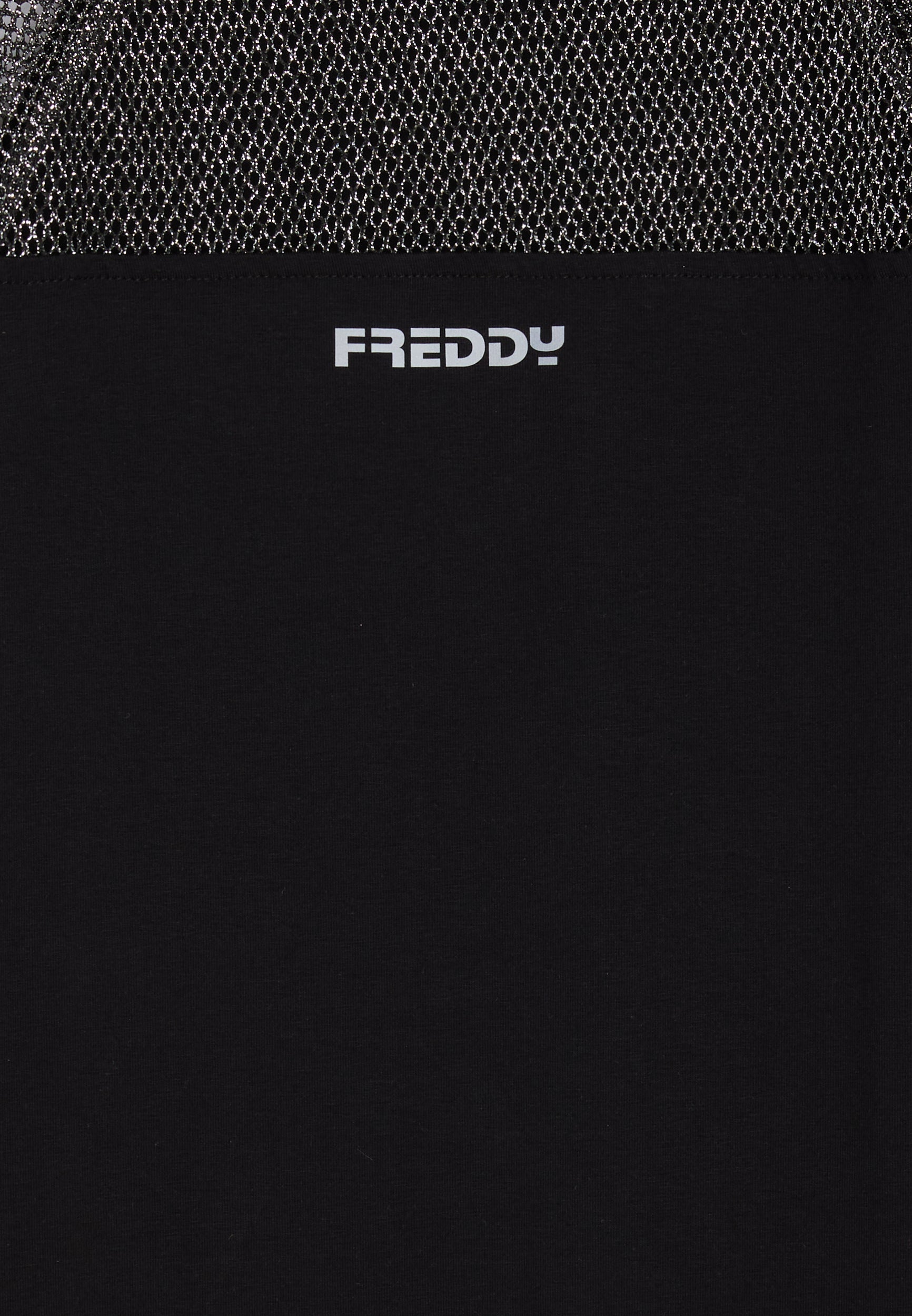 freddy-wr-up-vestitino-bambina-maxi-t-shirt-con-maniche-in-mesh-lurex image 3