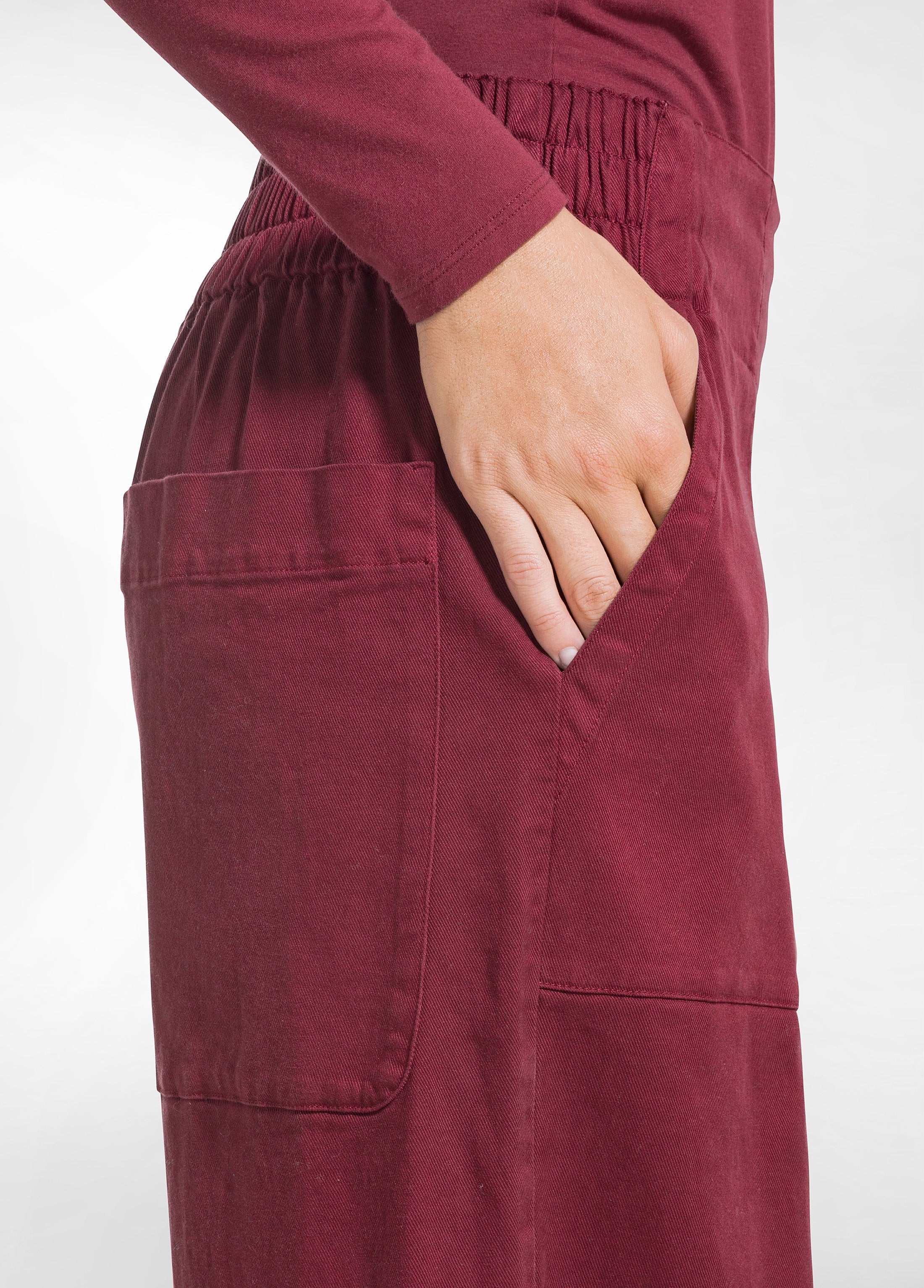deha-d52348-pantalone-work-in-twill-lyocell-rosso image 4