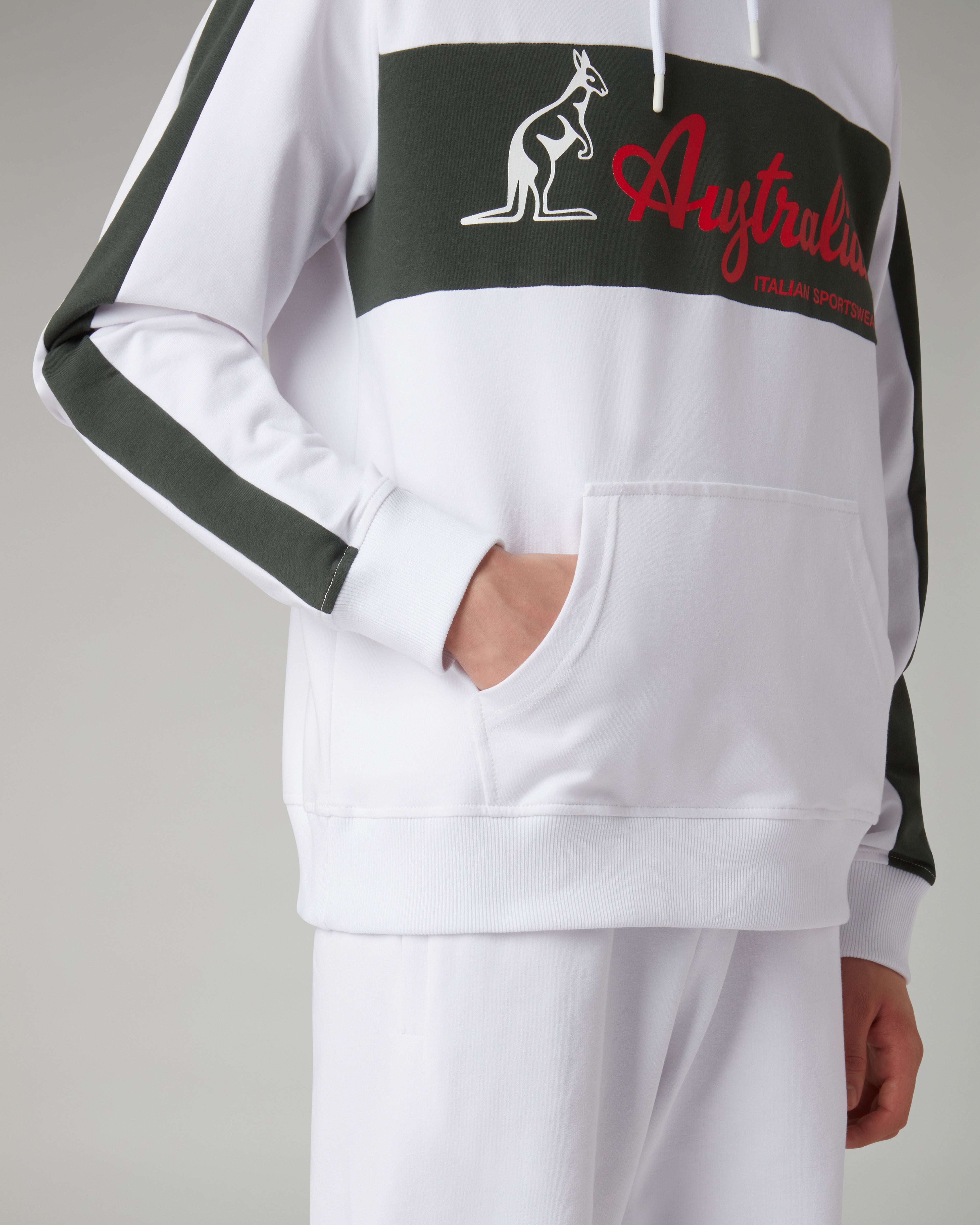 australian-elio-hoodie-felpa-con-cappuccio-uomo-bianca image 5