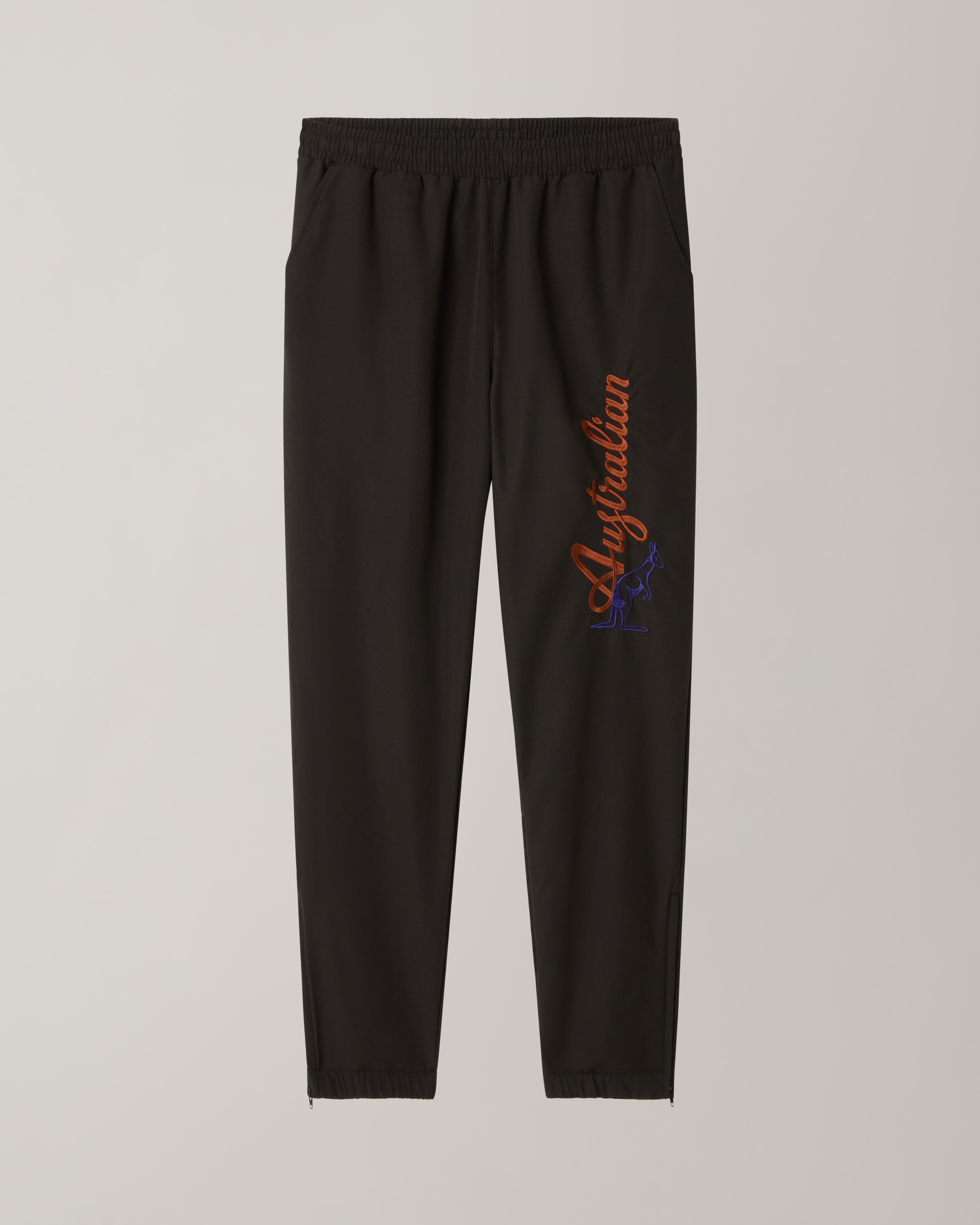 australian-rust-bumper-track-pant-pantalone-microtouch-nero-con-zip image 6