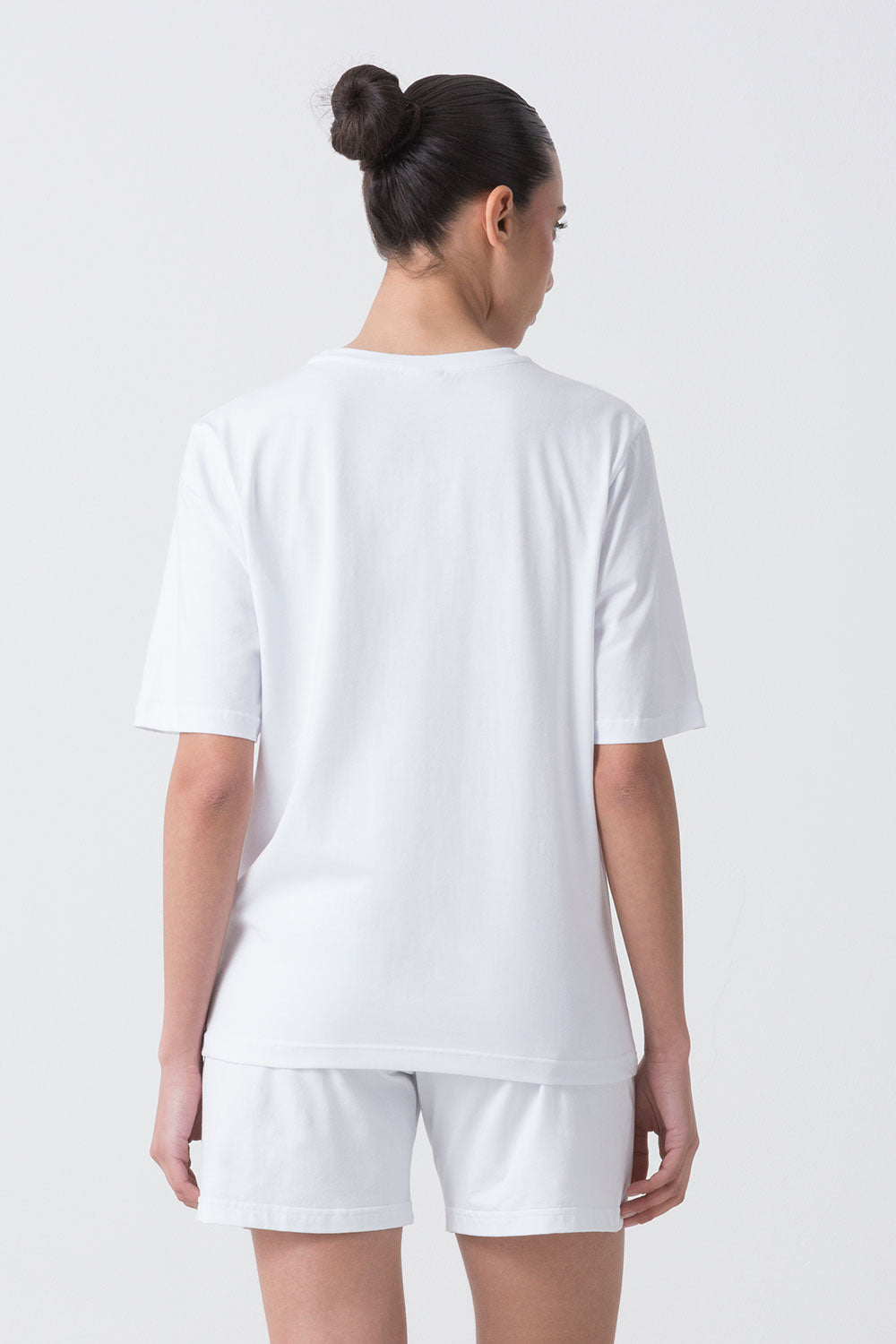 dimensione-danza-basic-t-shirt-in-jersey-elasticizzato-girocollo-maniche-corte image 3