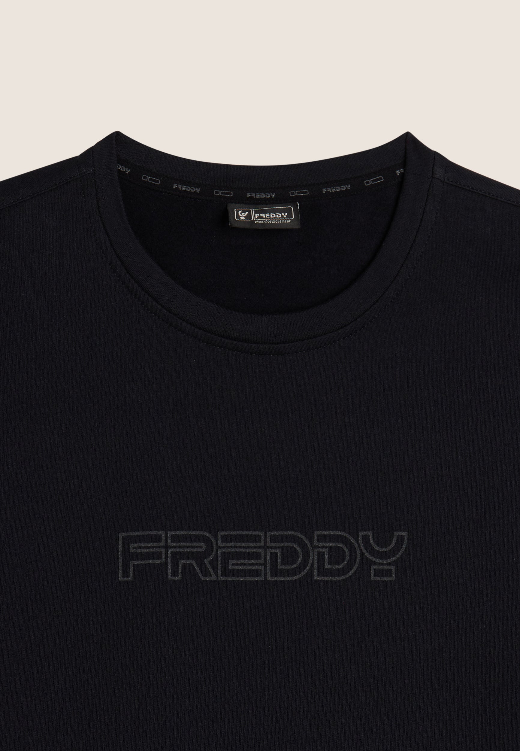 freddy-felpa-uomo-in-french-terry-con-tasca-marsupio-zippata image 3