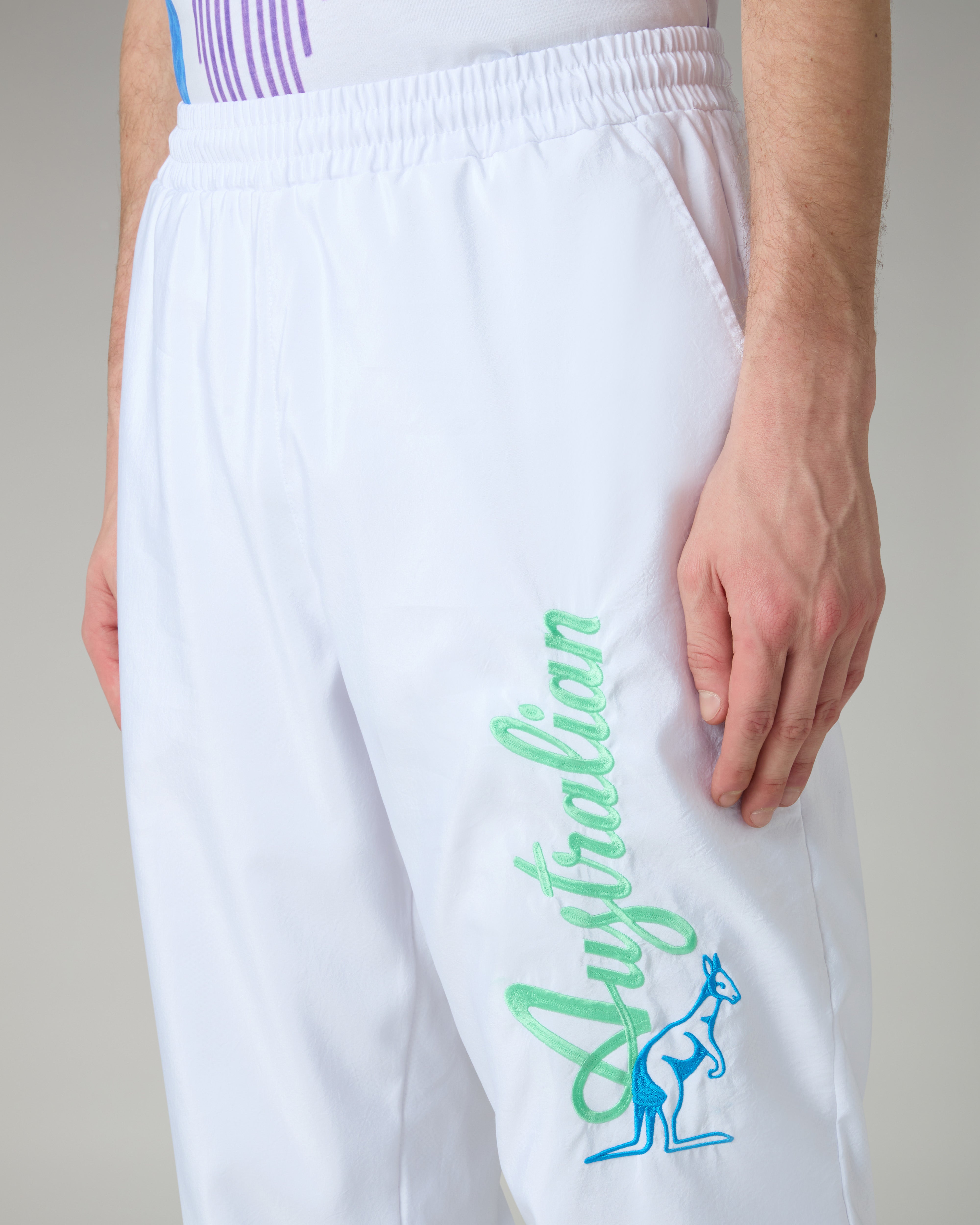 australian-goran-bumper-track-pant-pantalone-tuta-bianco image 5
