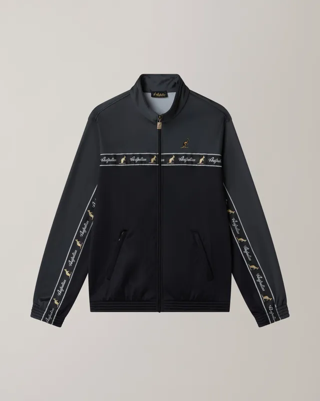 australian-duo-track-jacket-giacca-full-zip-in-acetato-grigio-titanio image 1