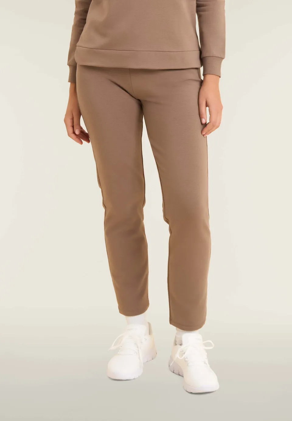 freddy-pantaloni-sportivi-donna-in-felpa-modal-con-tasche-interne-e-strass image 1