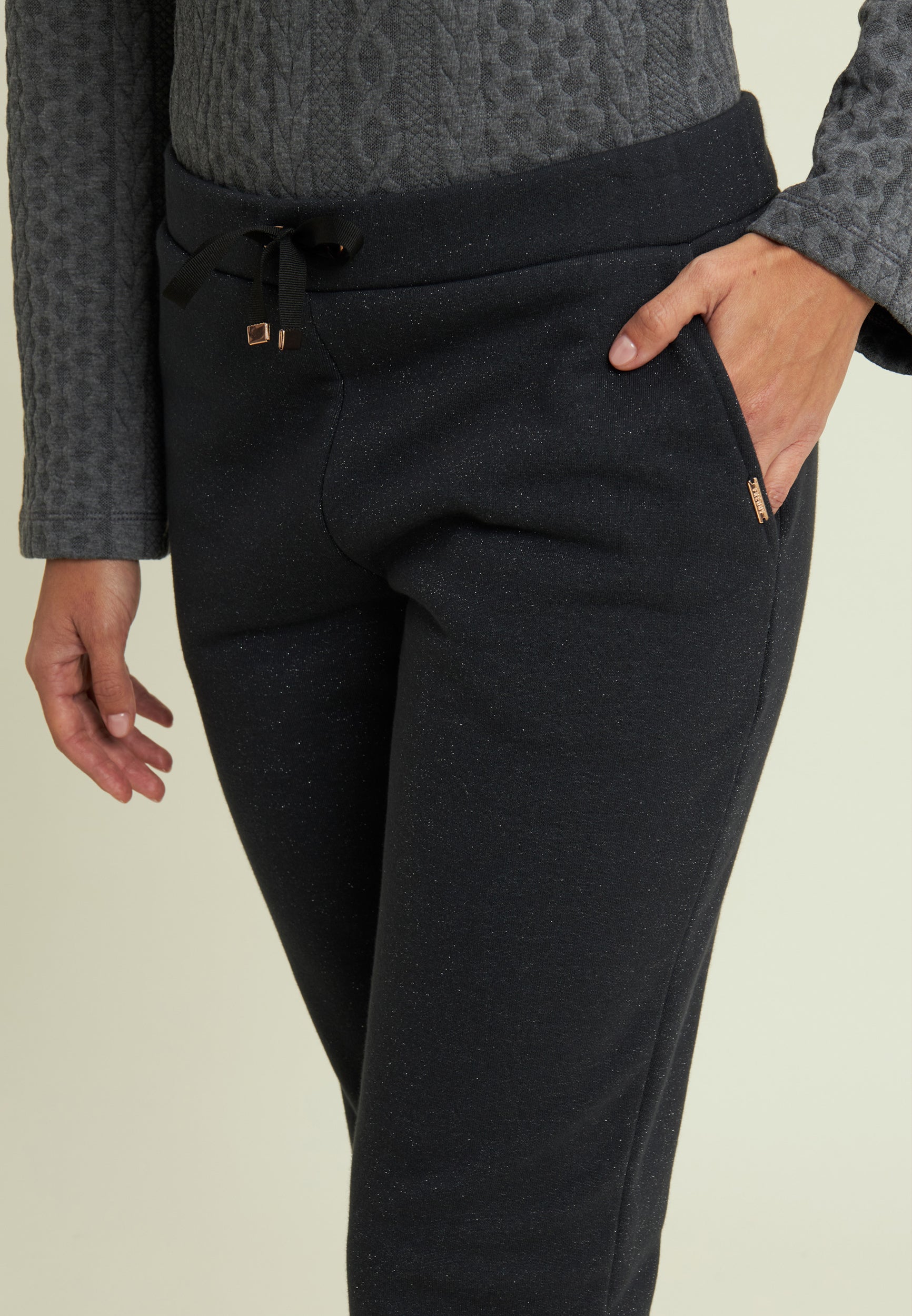 freddy-pantaloni-donna-regular-m-lange-lurex-con-coulisse image 4