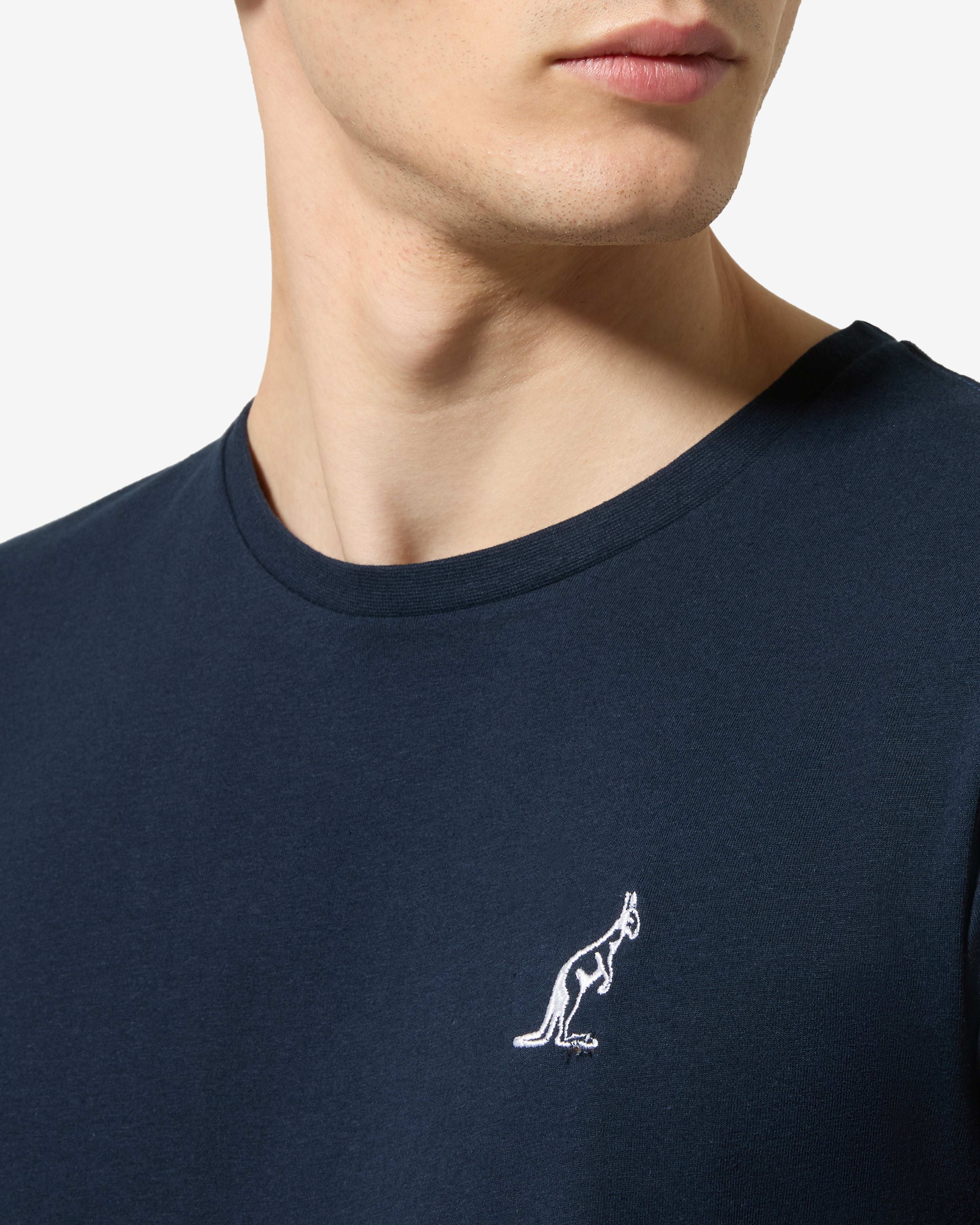 australian-basic-t-shirt-sportswear-cotone-blu-navy image 4