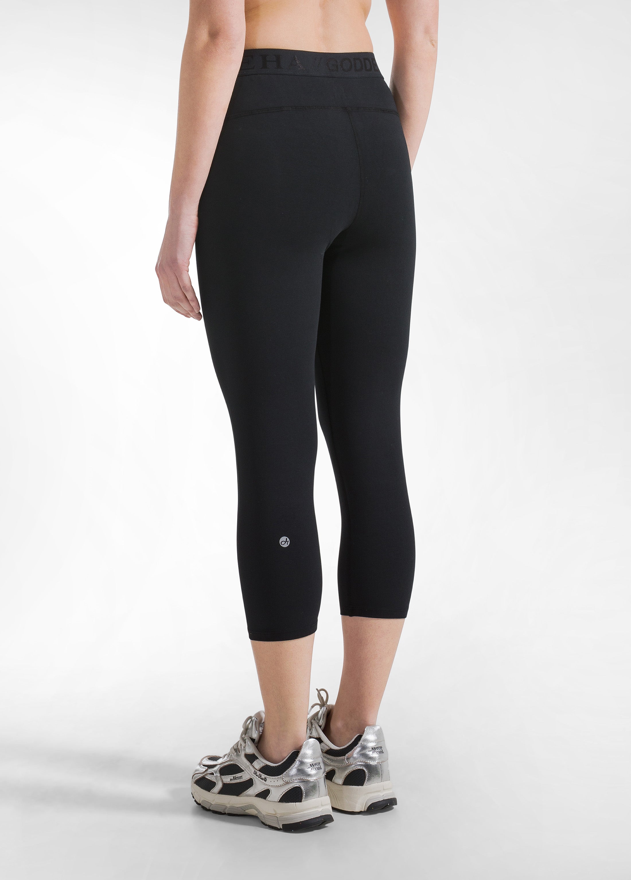 deha-leggings-stretch-7-8-nero-tinta-unita image 3