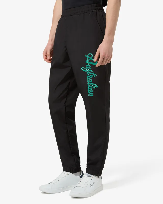 australian-logo-smash-track-pant-pantalone-foderato-nero image 1