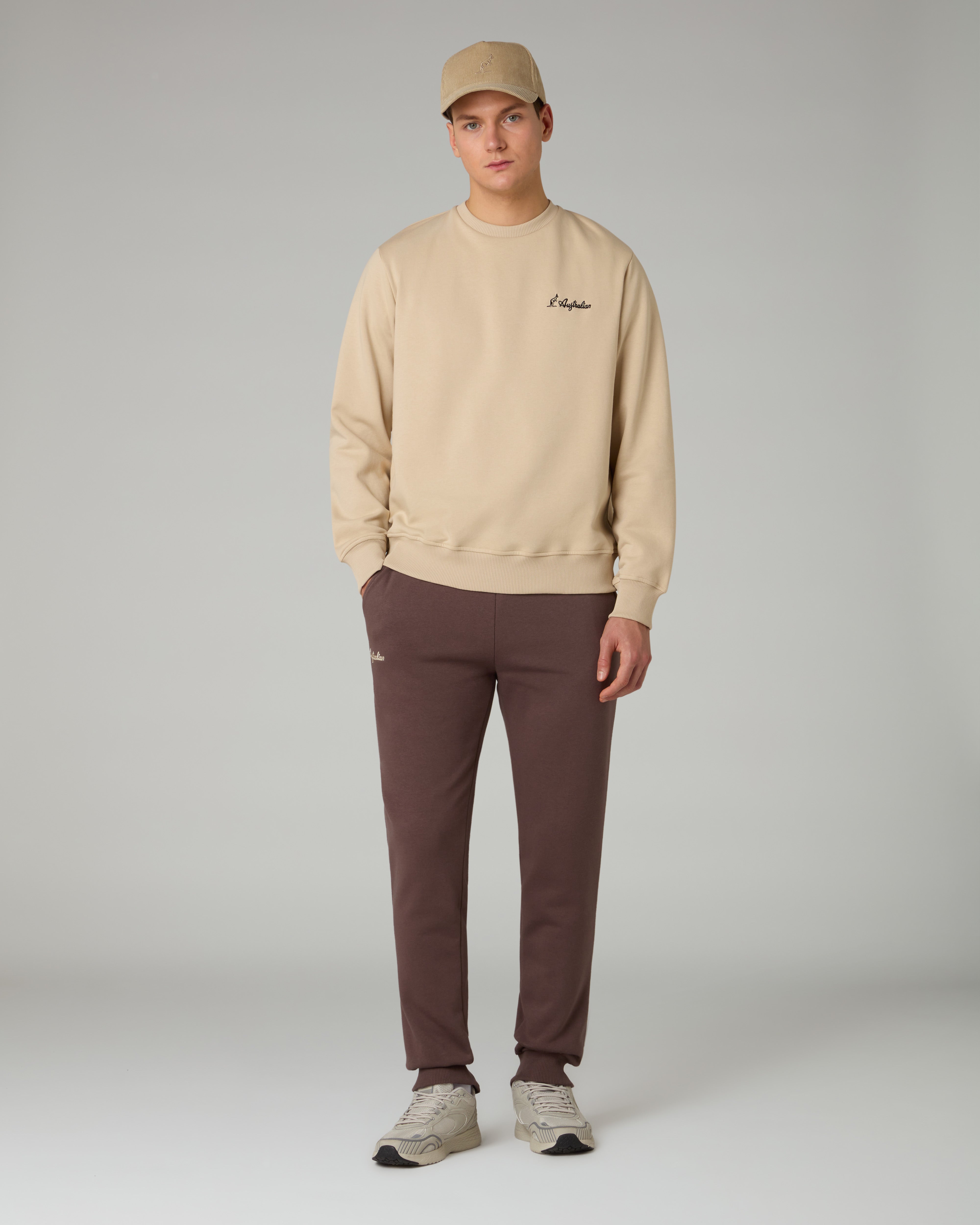 australian-urban-track-pants-pantalone-felpa-invernale-caff image 2