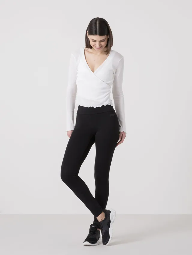 dimensione-danza-incrociatino-donna-in-rib-di-cotone-a-manica-lunga image 1
