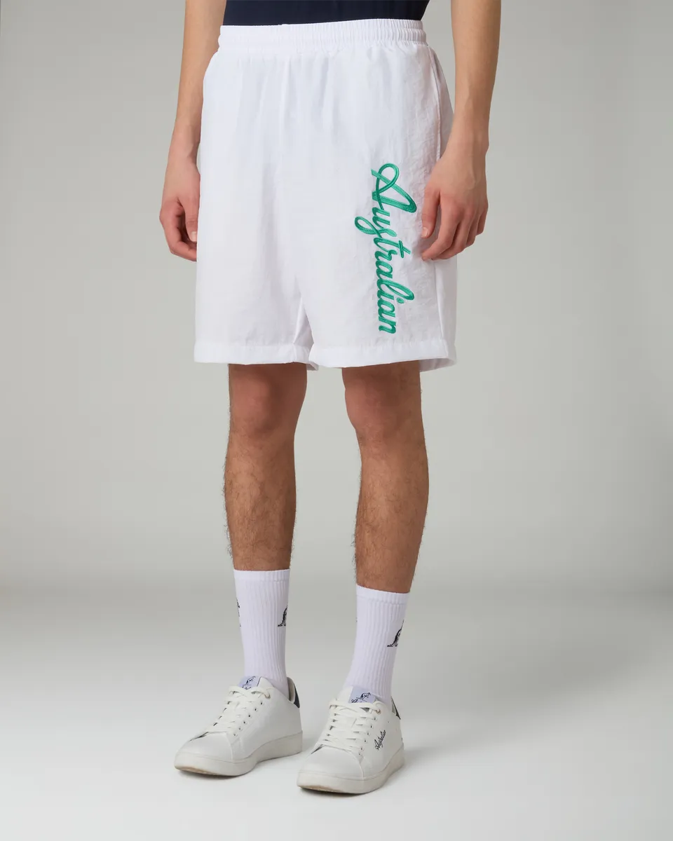 australian-embroidery-logo-short-retr-bianco image 1