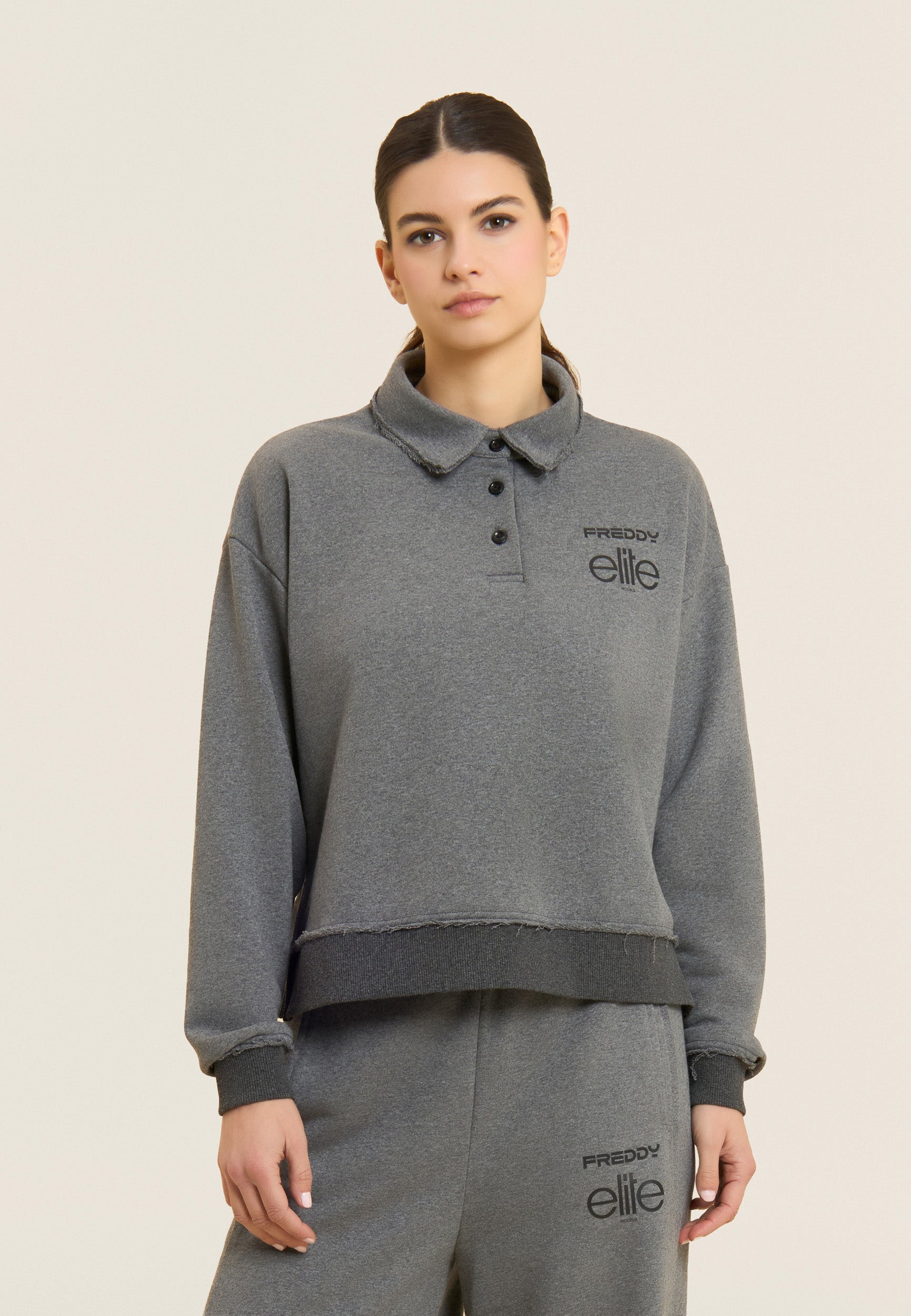 freddy-x-elite-felpa-cropped-donna-m-lange-scollo-polo image 1