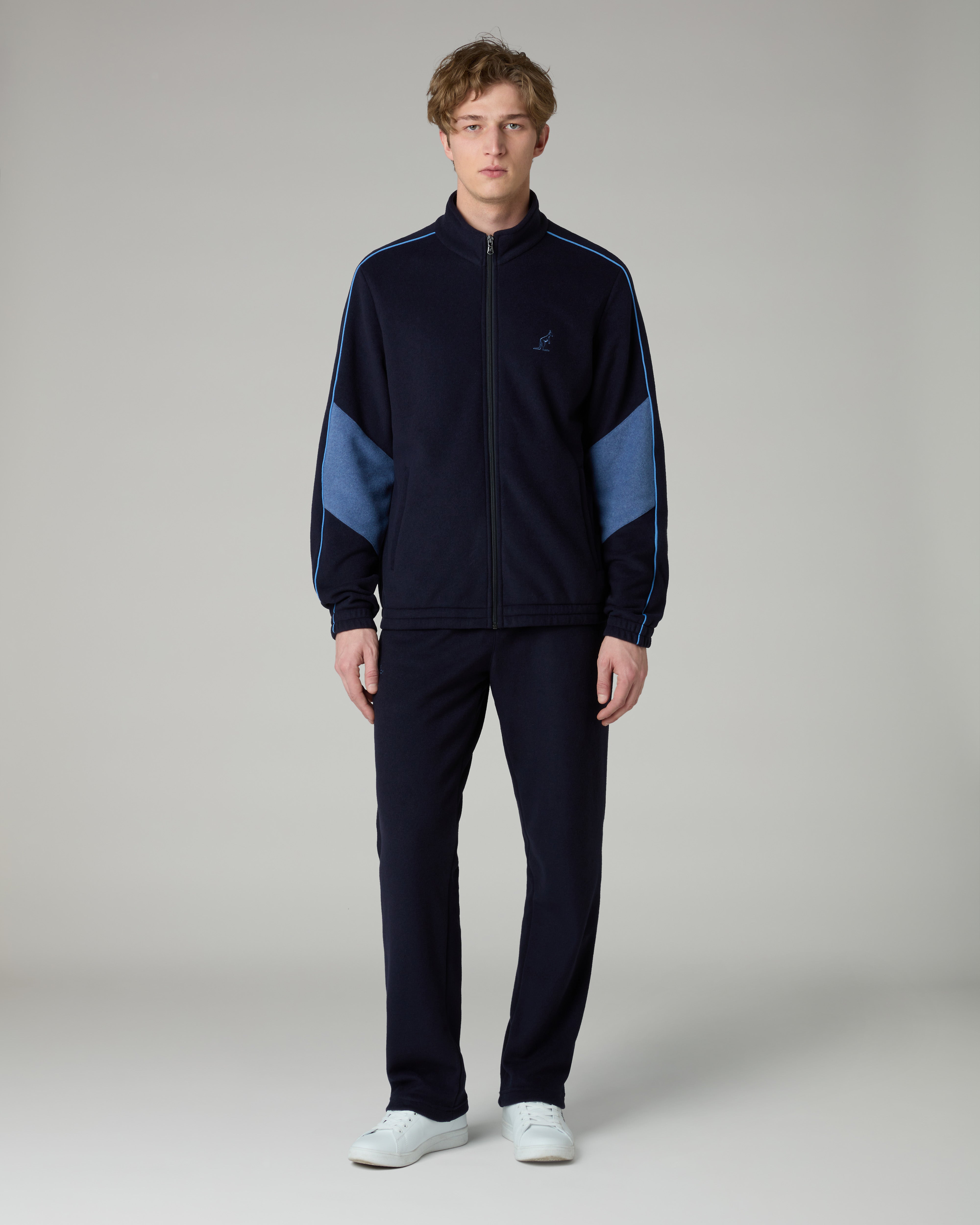 australian-color-block-softech-tracksuit-tuta-calda-blu-navy image 1