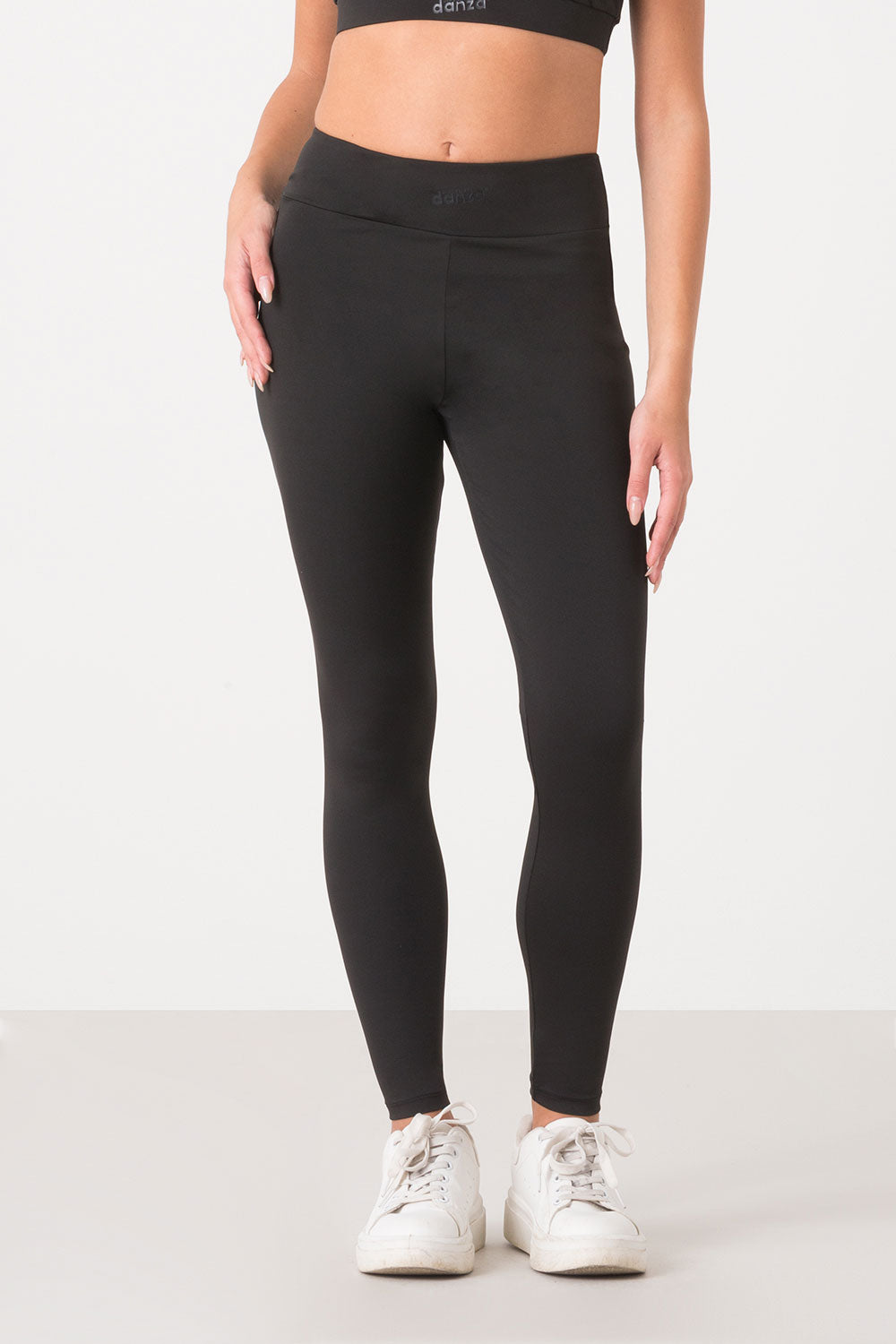 dimensione-danza-leggings-stampa-metal-effect-donna image 1