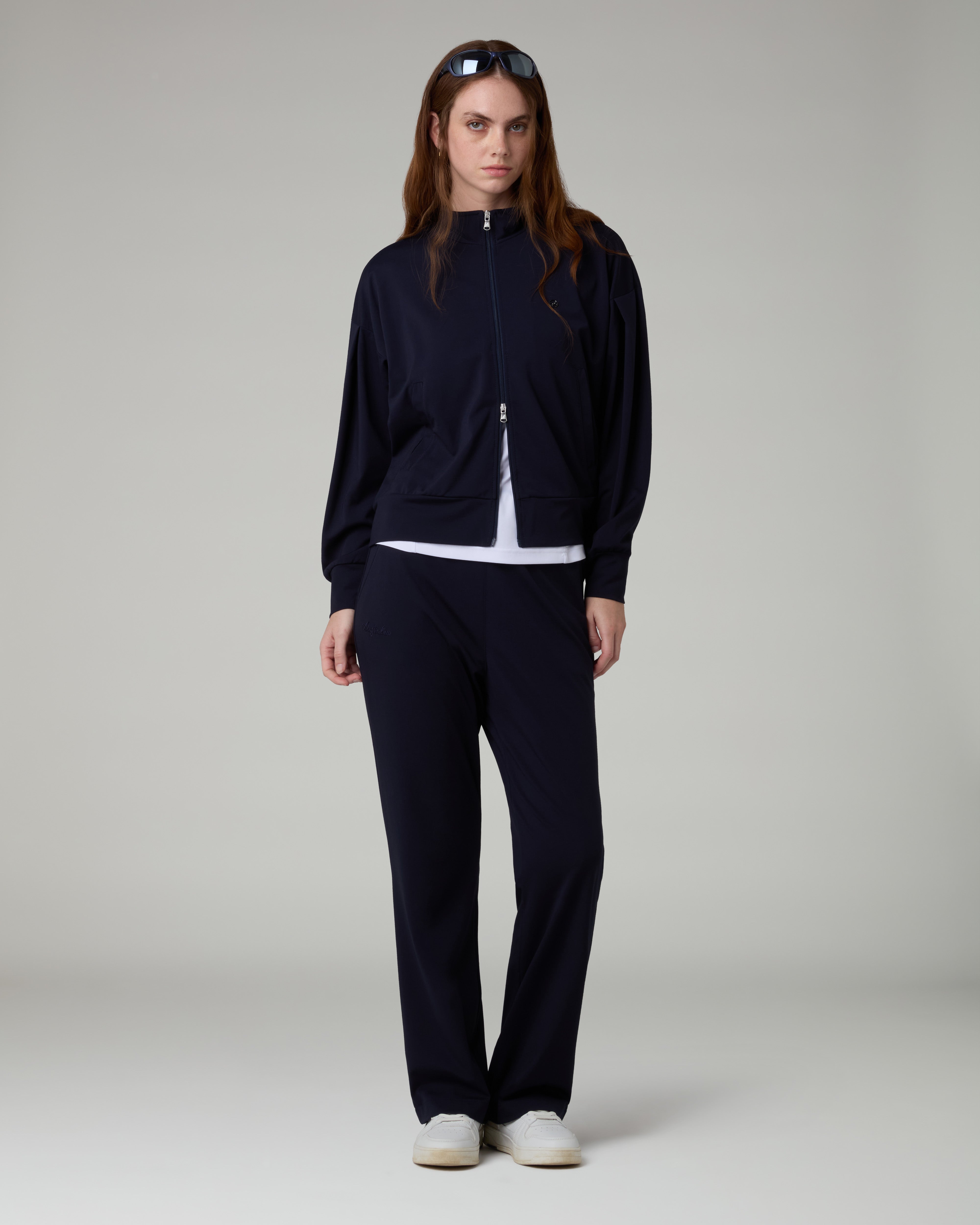 australian-grace-tracksuit-tuta-donna-flow-interlock-eclipse-blue-full-zip image 1