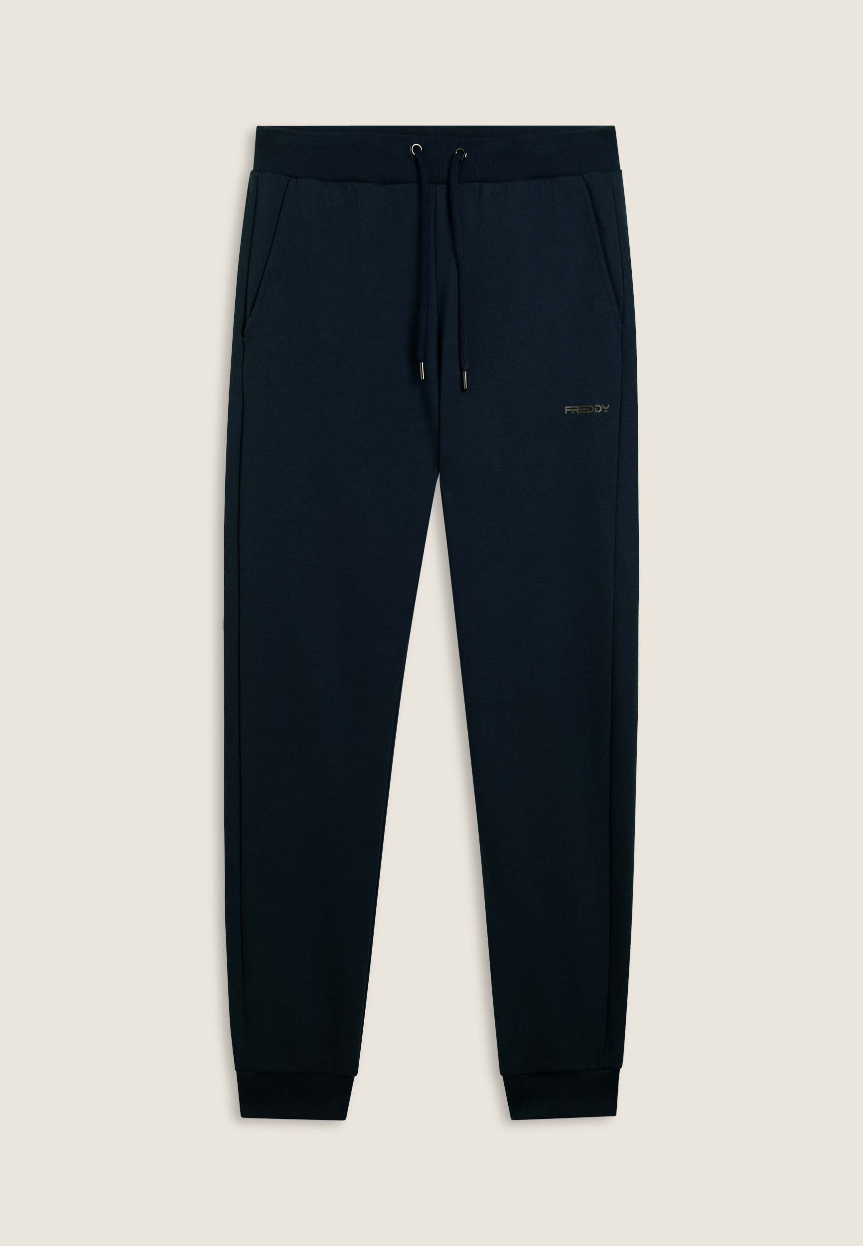 freddy-pantaloni-uomo-regular-felpa-cotone-con-polsino image 5