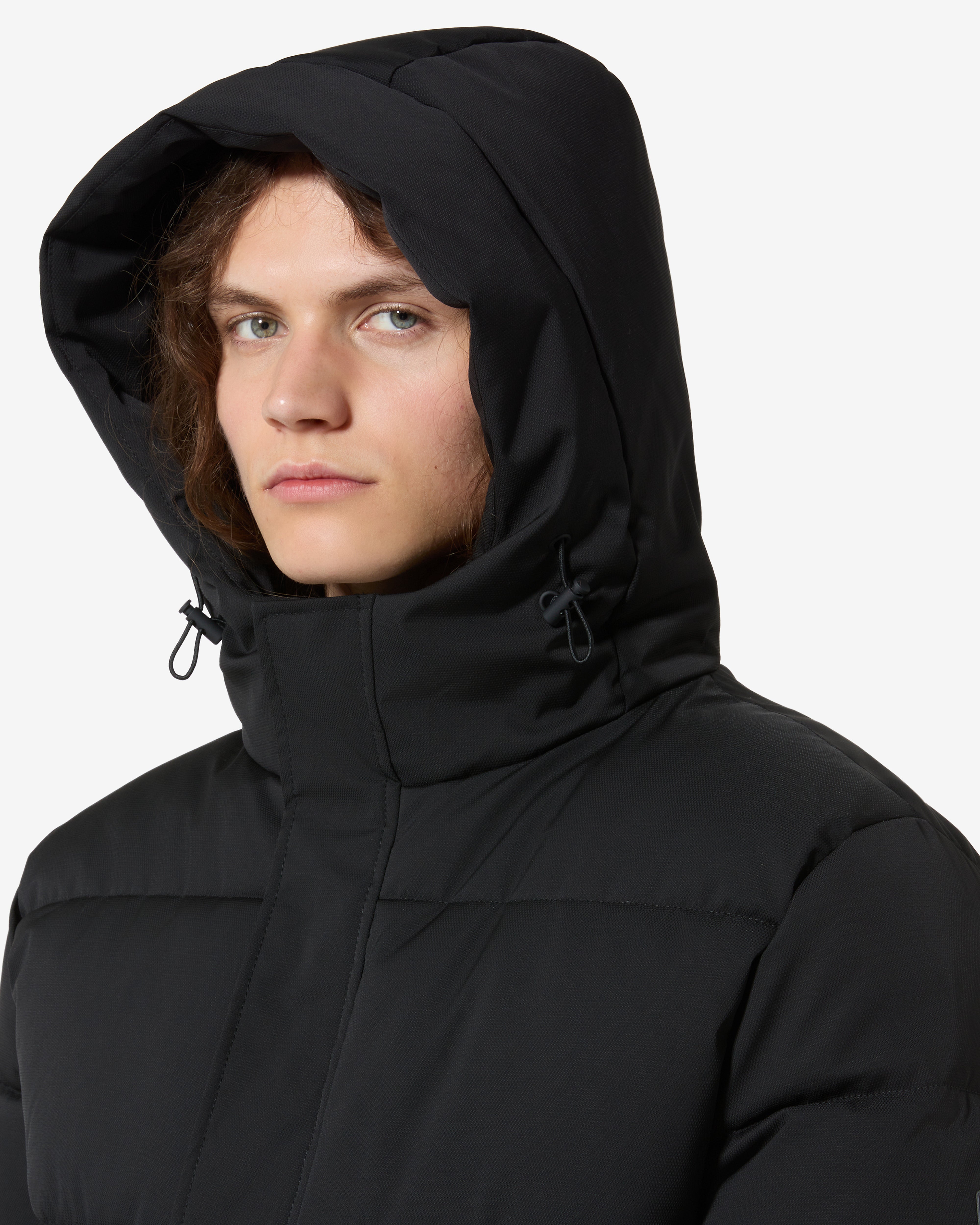 australian-jaquard-urban-jacket-giubbotto-nero-con-cappuccio image 3