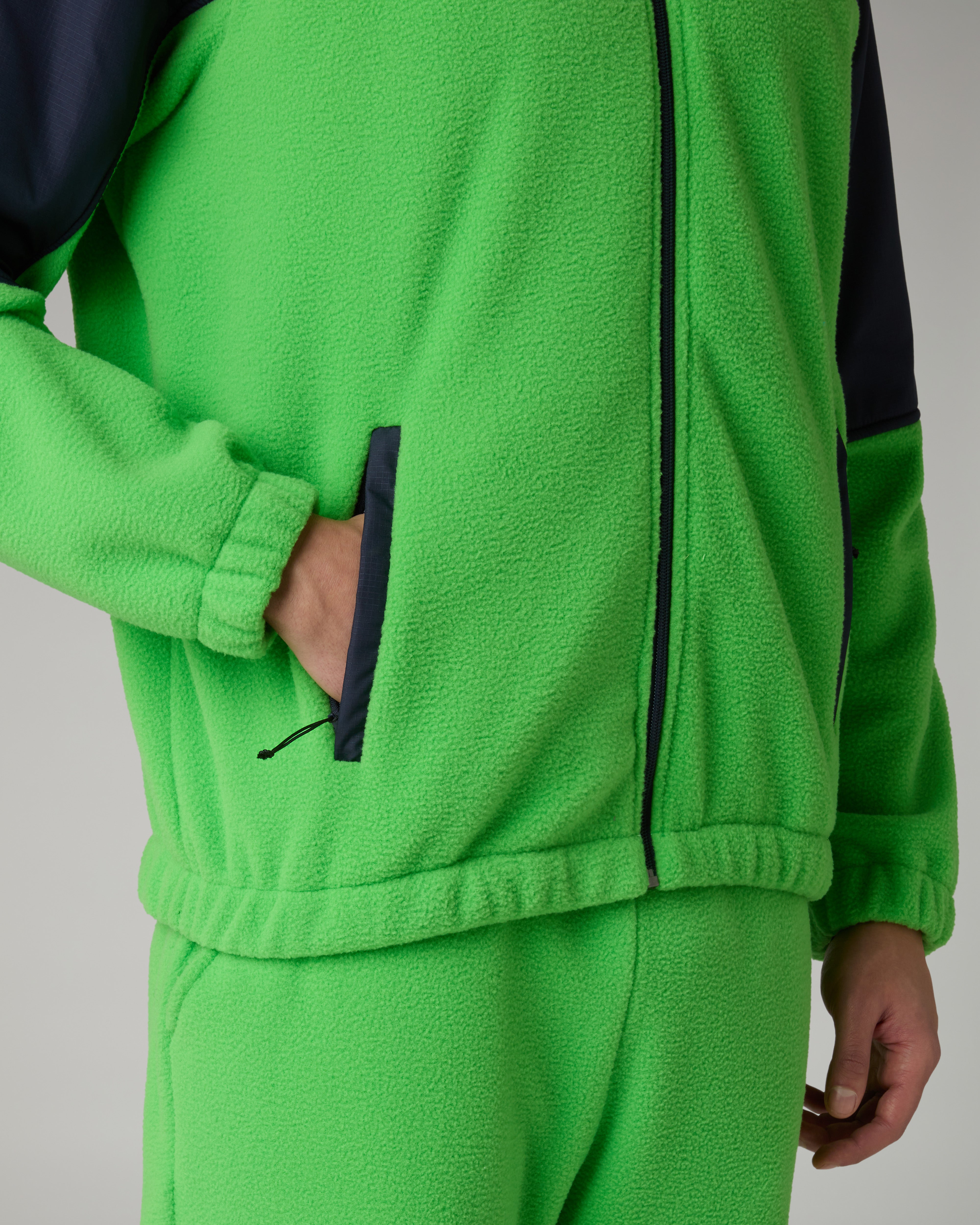 australian-color-block-track-jacket-giacca-in-pile-full-zip-made-in-italy image 5