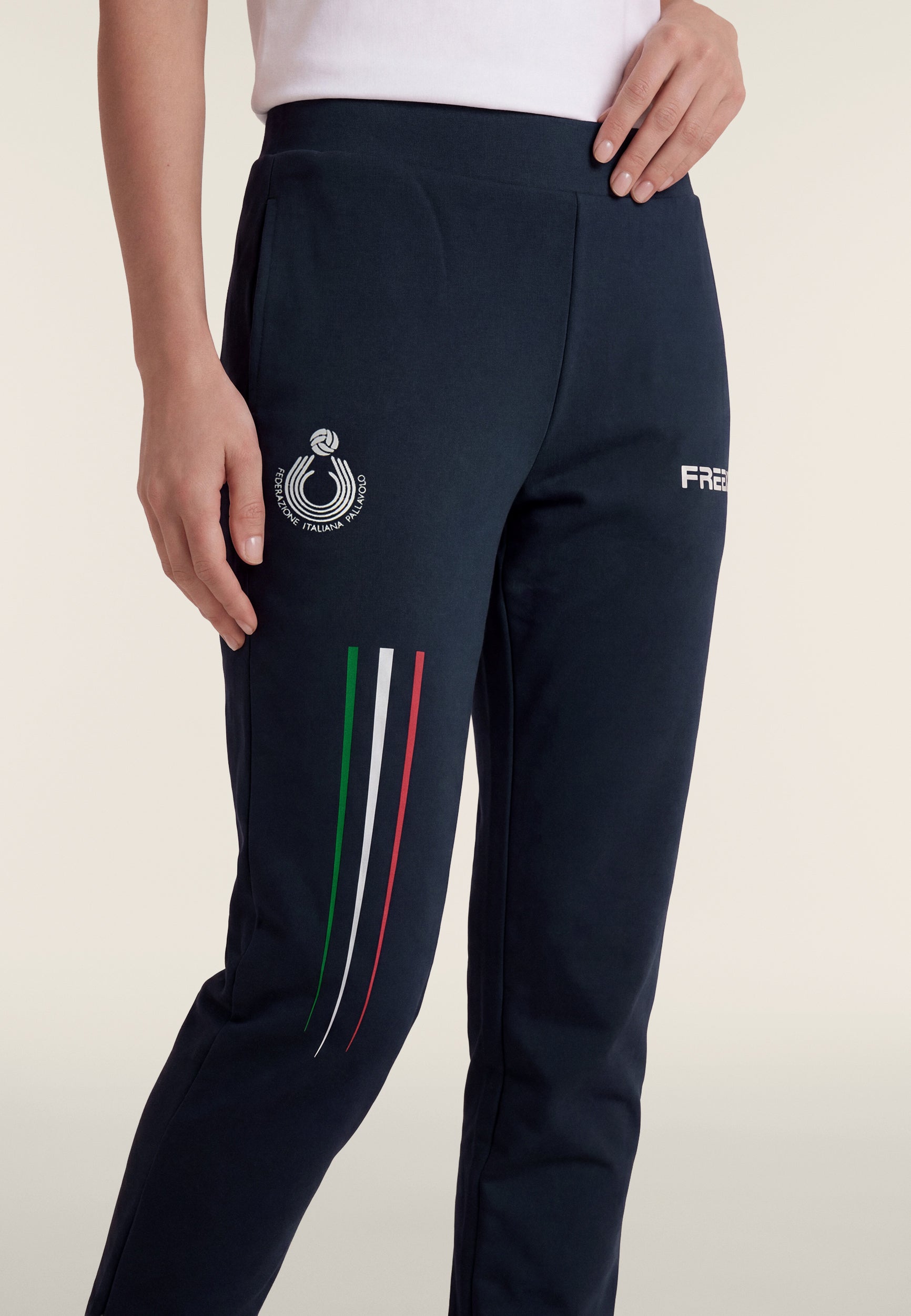 freddy-pantalone-donna-fipav-regular-fit-in-felpa-bielastica image 4