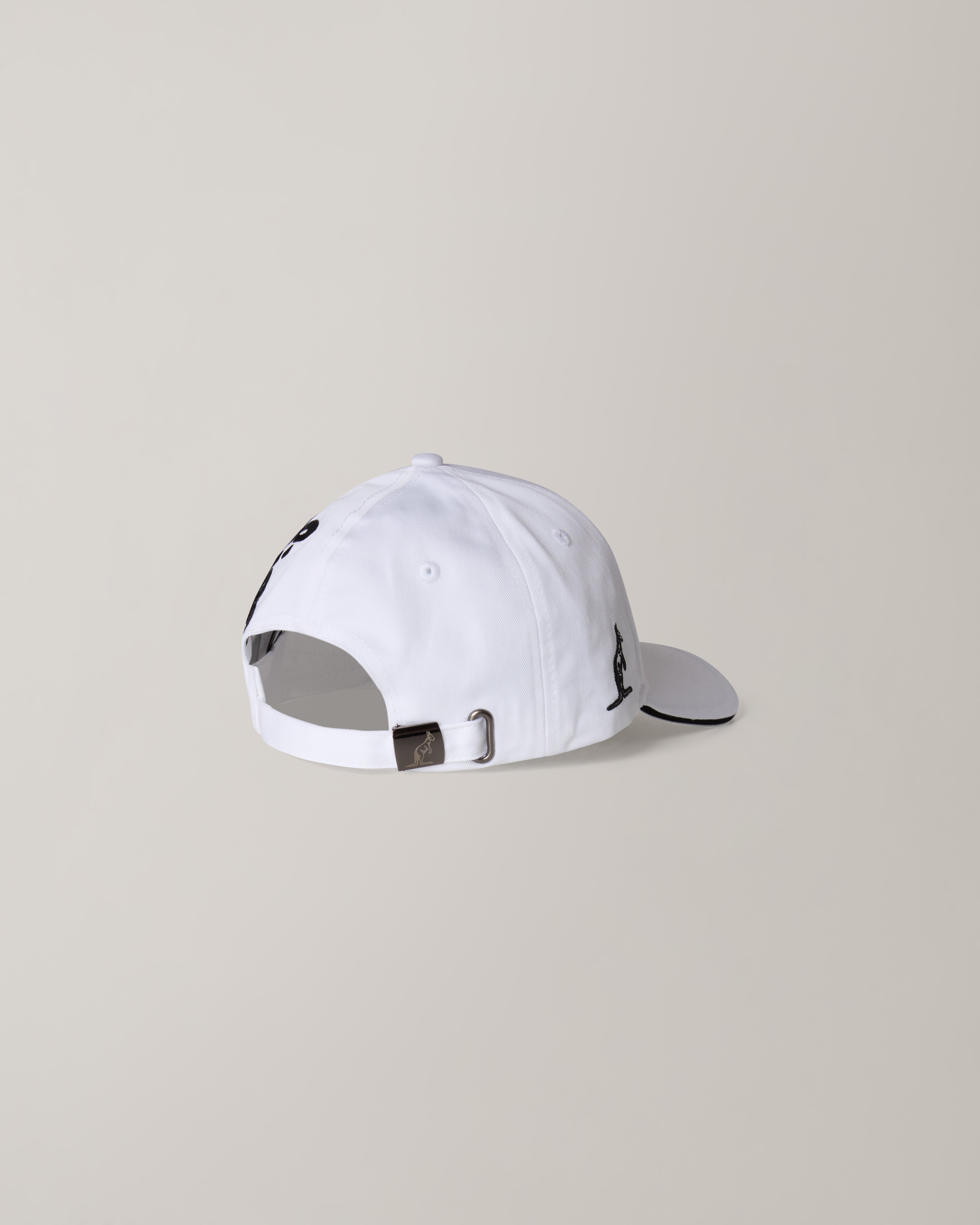 australian-crossover-cap-bianco-nero-in-cotone-con-logo-ricamato image 2