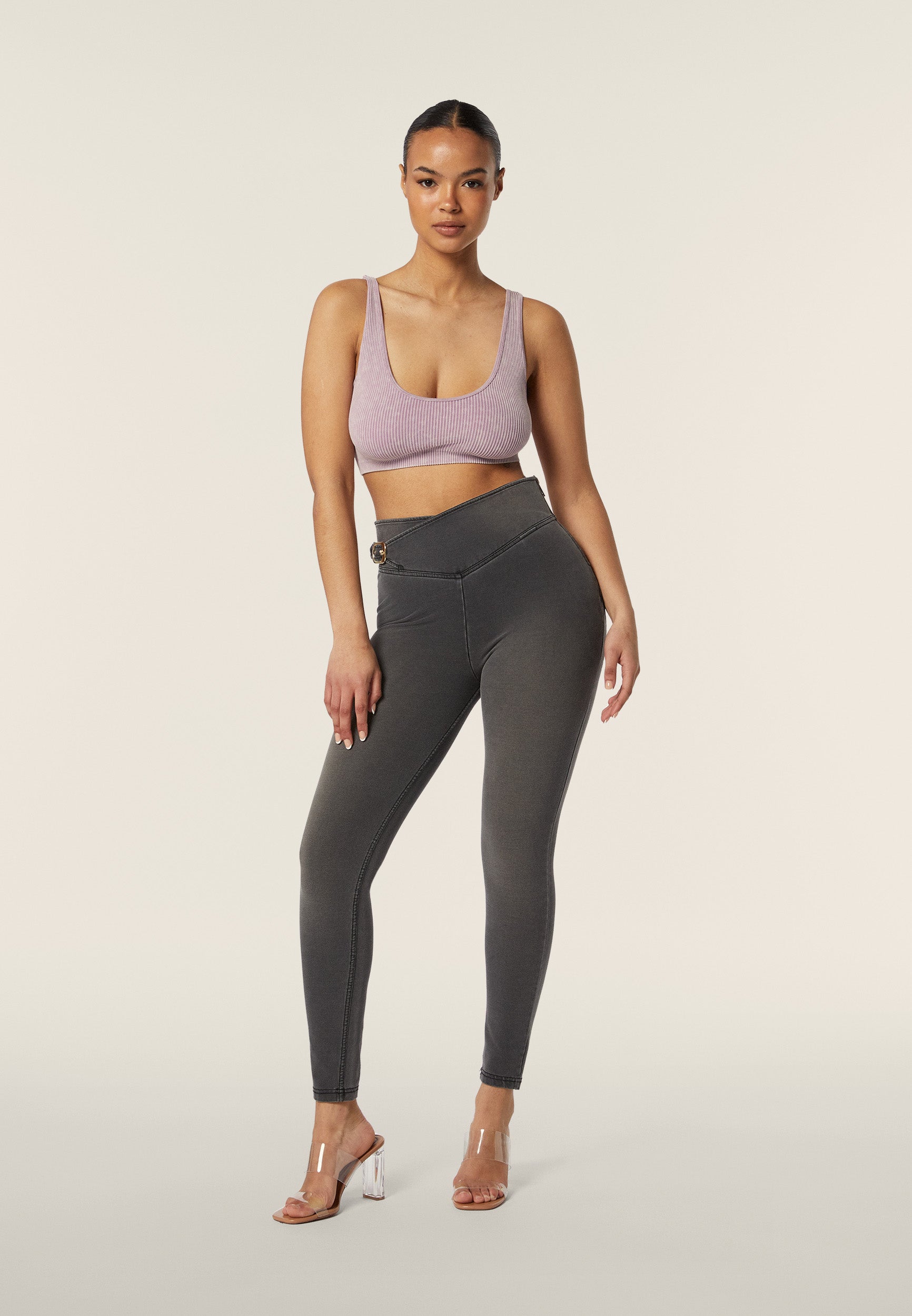 freddy-jeggings-wr-up-vita-alta-skinny-con-fibbia-laterale image 2