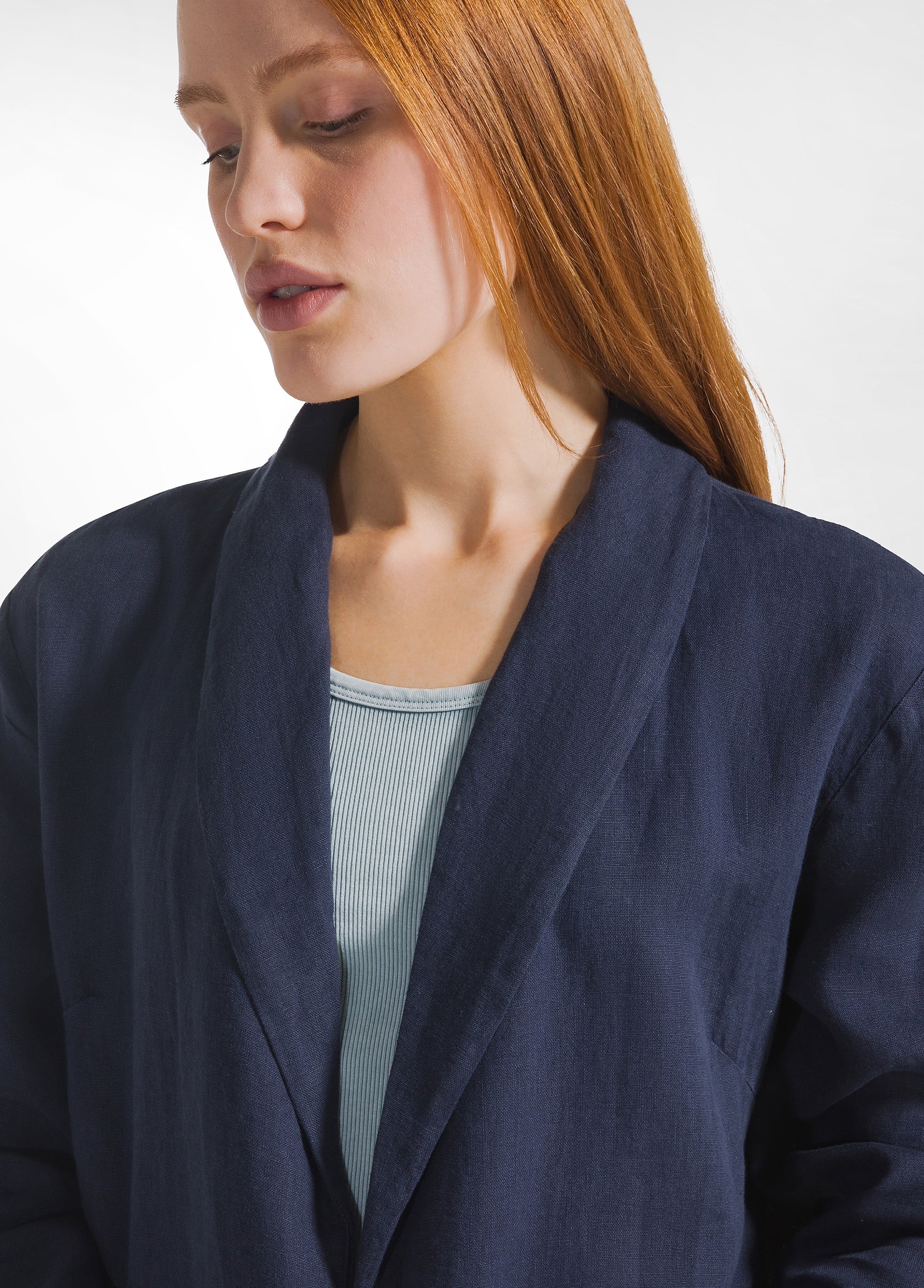 deha-a00580-blazer-in-lino-blu-destrutturato image 3