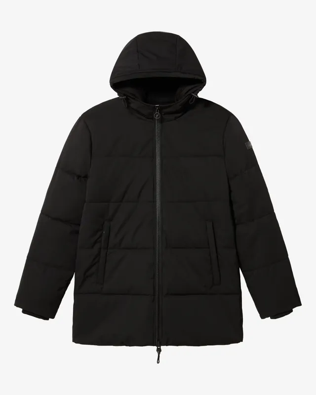 australian-jaquard-jacket-nera-con-cappuccio image 1