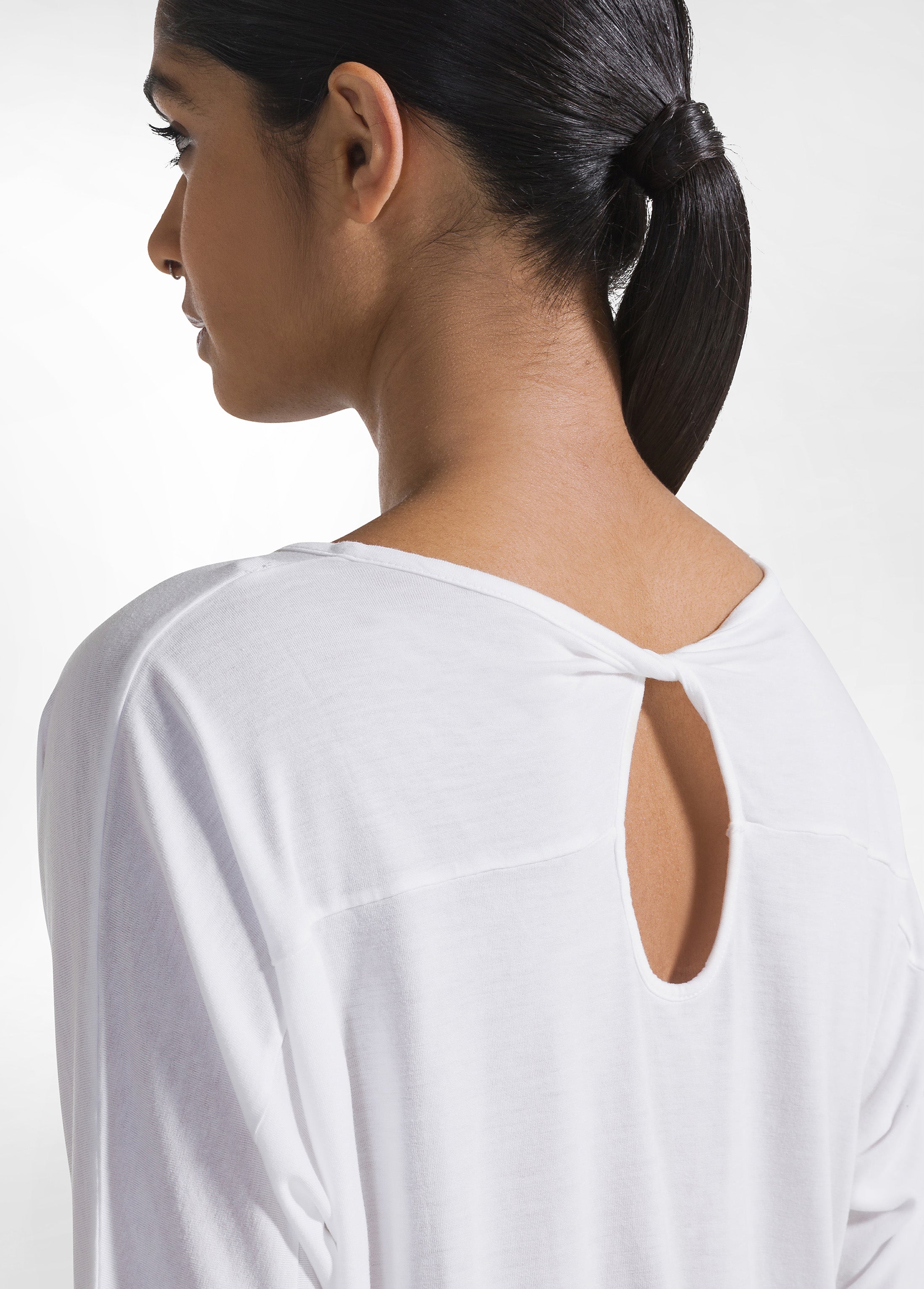 deha-t-shirt-fluida-in-viscosa-ecovero-bianco image 3