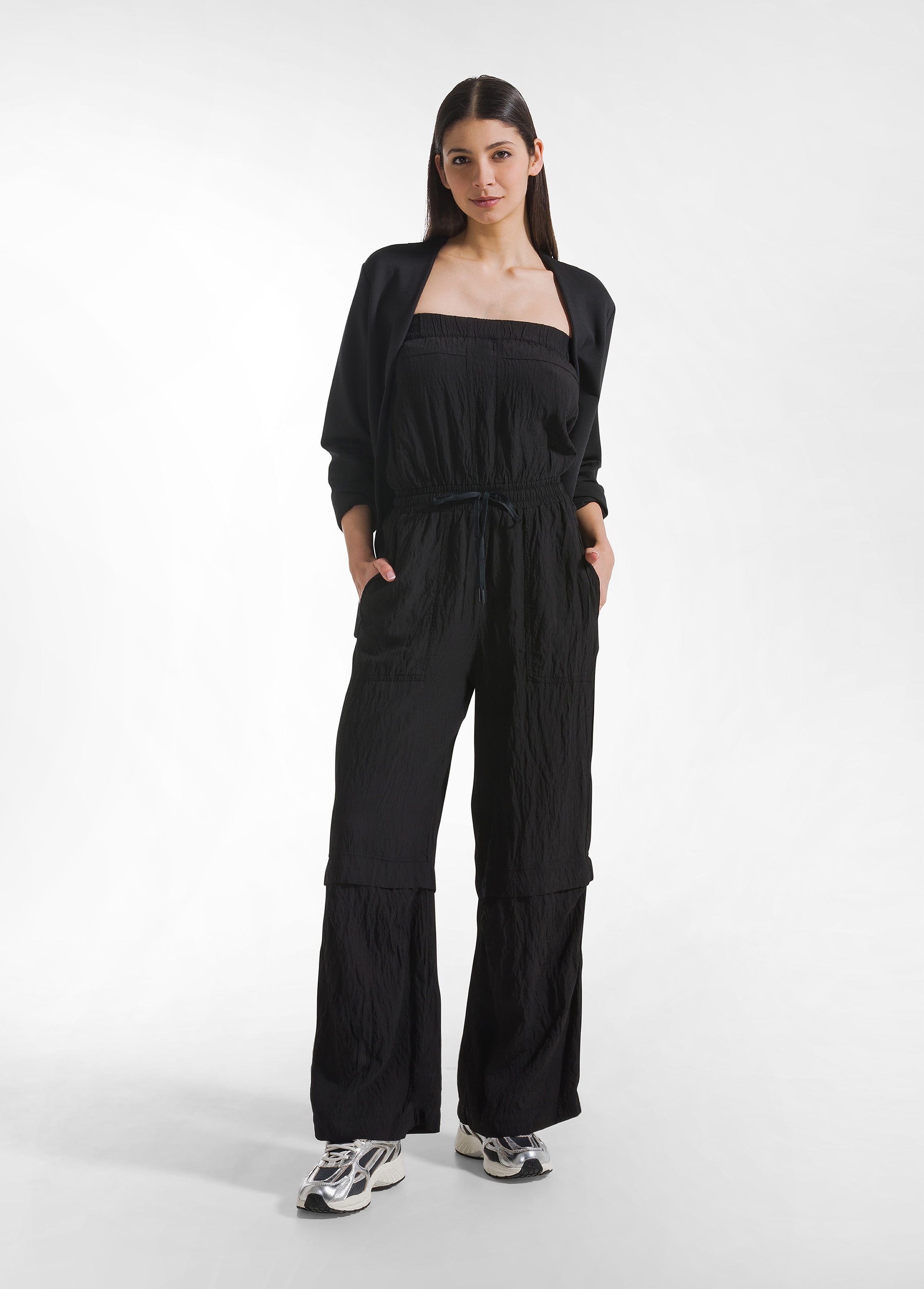 deha-tuta-in-viscosa-effetto-stropicciato-nero-jumpsuit-crinkle image 1
