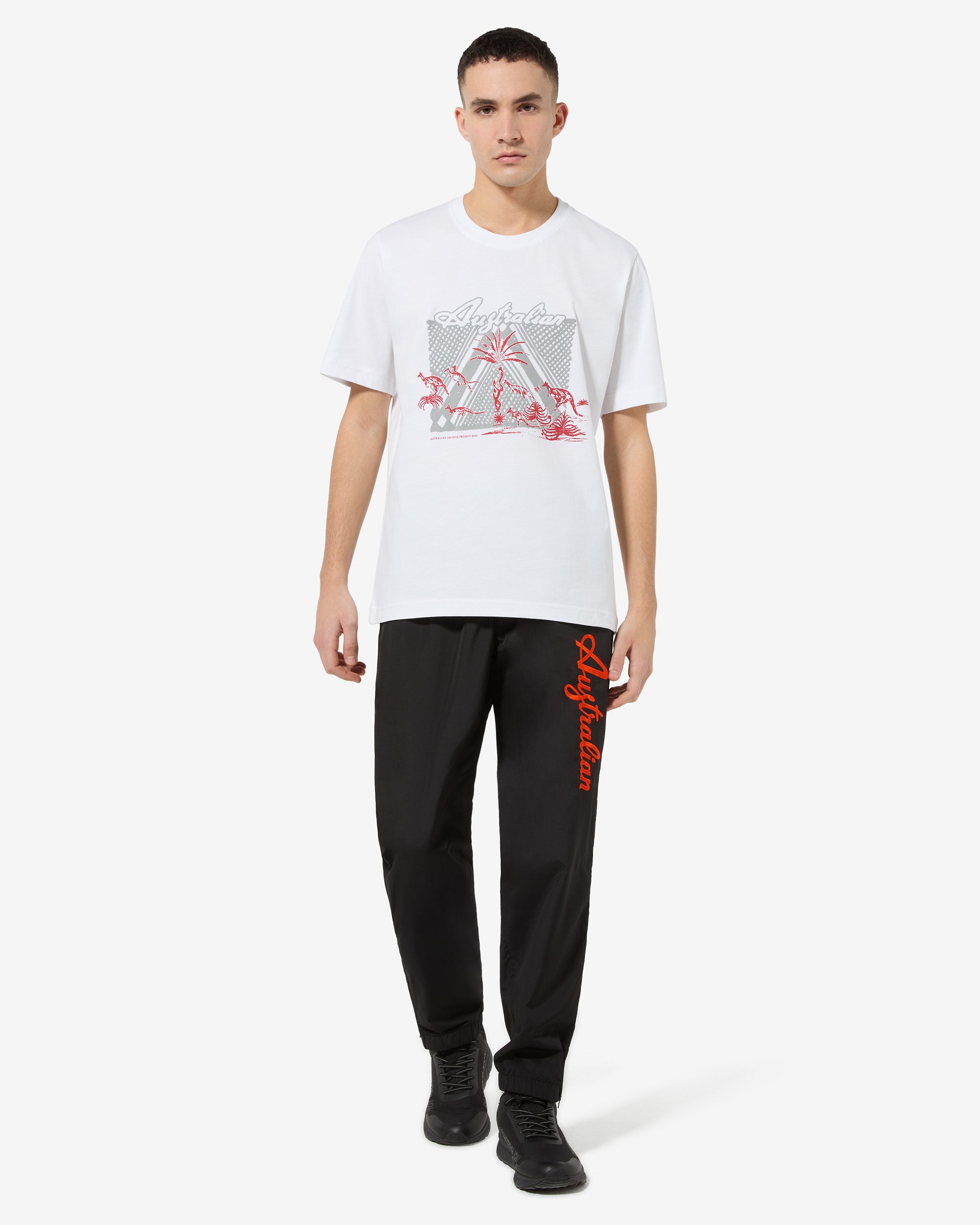 australian-ethnic-t-shirt-uomo-in-cotone-regular-fit-made-in-italy image 2