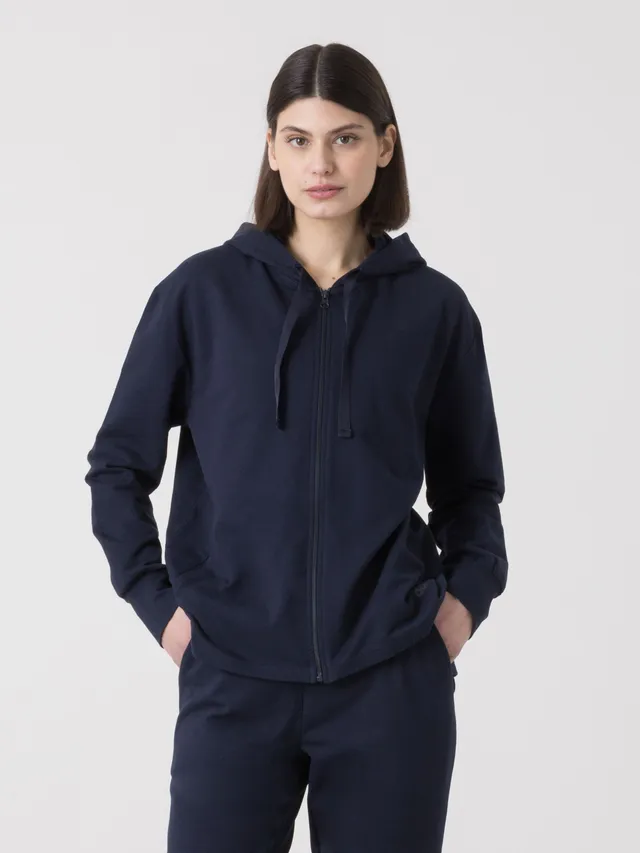 dimensione-danza-felpa-donna-danza-full-zip-con-cappuccio-in-felpa-non-garzata image 1