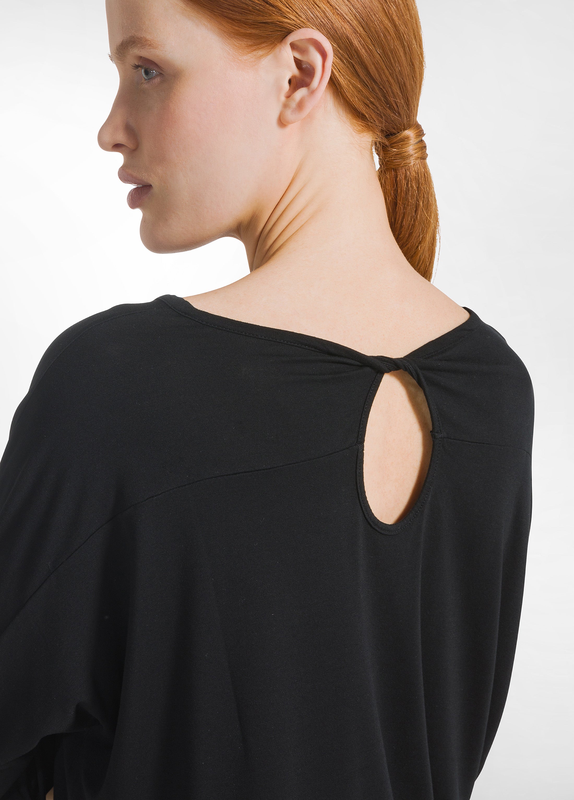 deha-t-shirt-fluida-in-viscosa-nera image 7