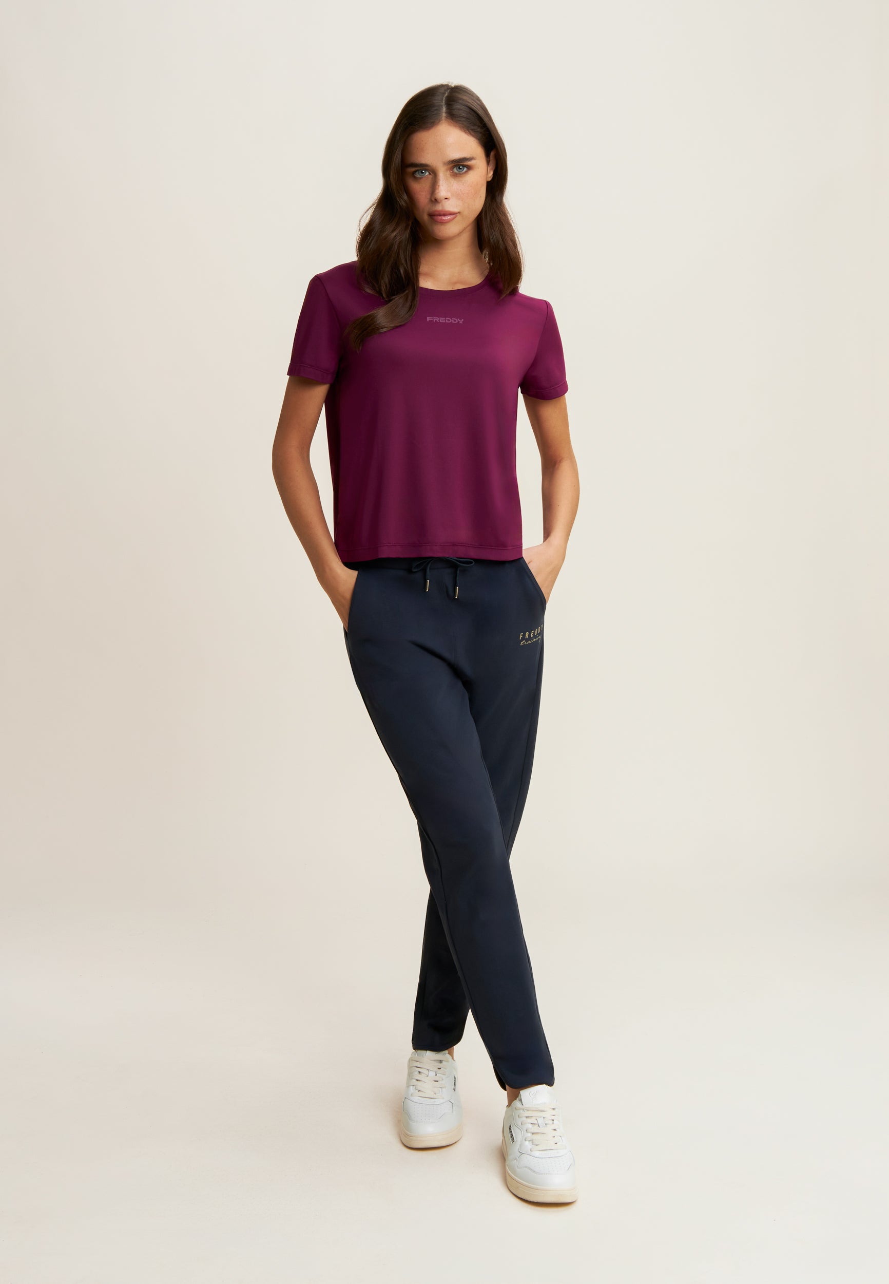 freddy-t-shirt-comfort-fit-maniche-corte-in-tessuto-tecnico-d-i-w-o image 2