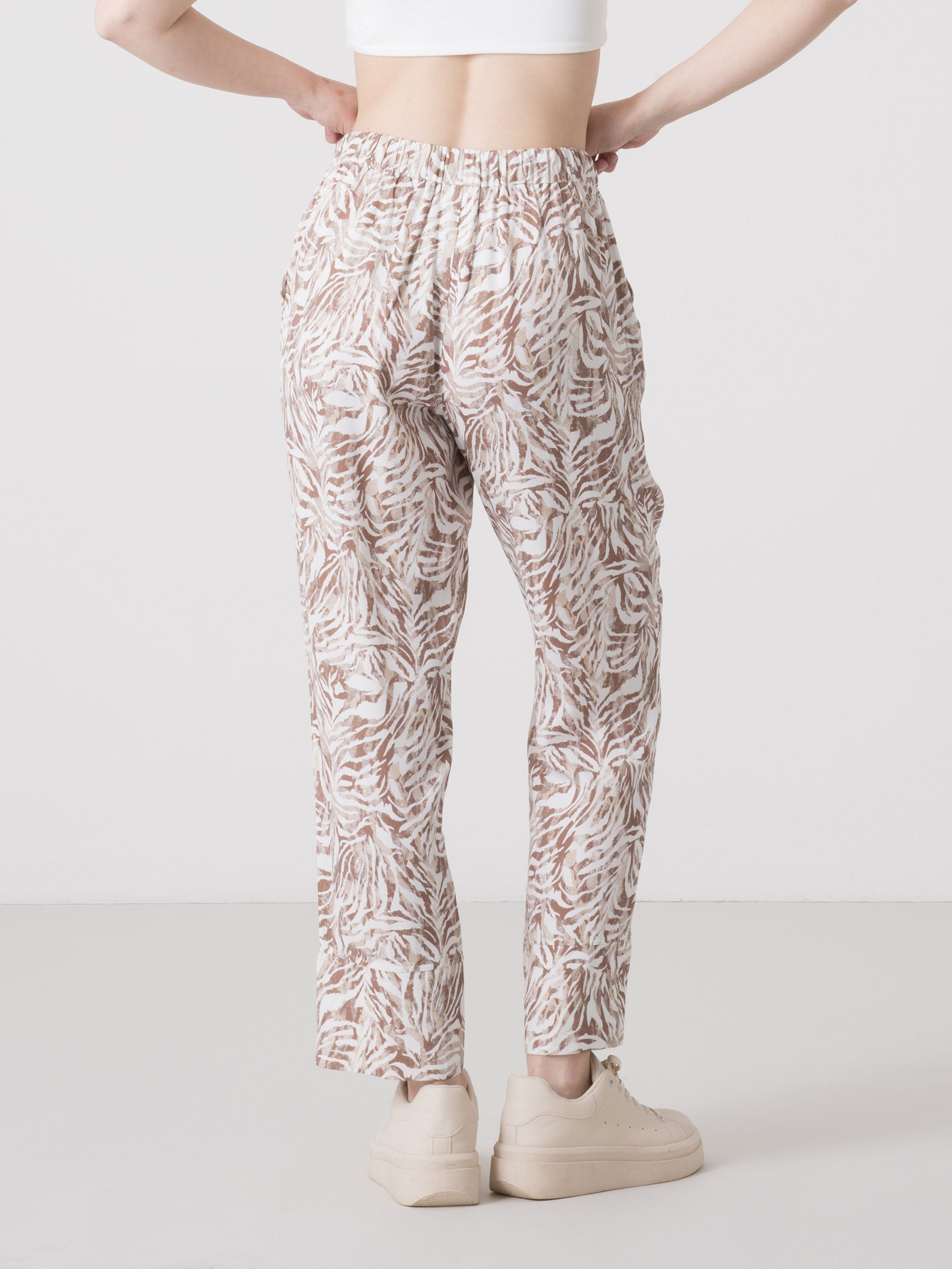 dimensione-danza-city-pantalone-donna-in-popeline-di-viscosa-stampa-all-over image 3
