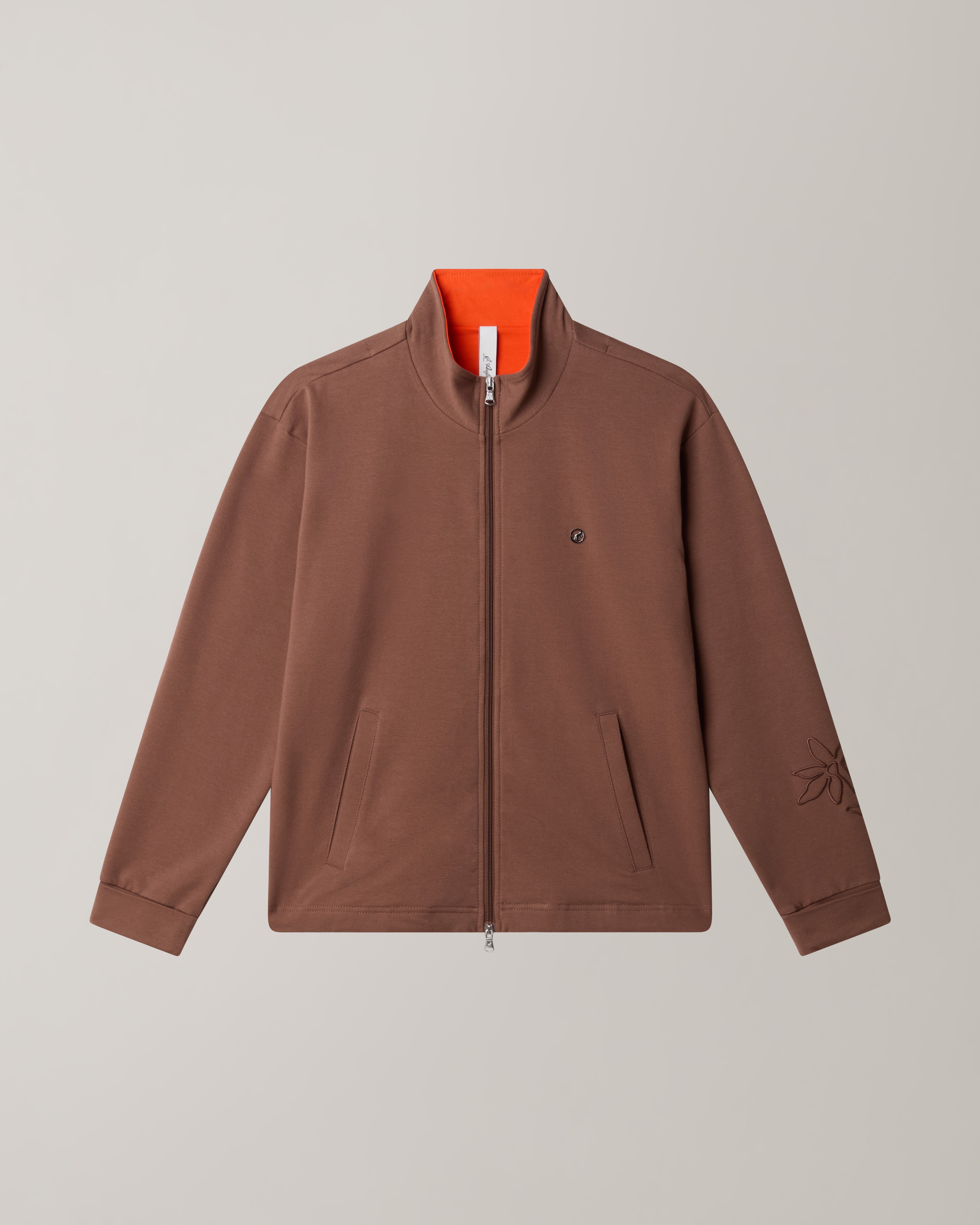 australian-patch-flowers-track-jacket-giacca-sportiva-cannella image 6