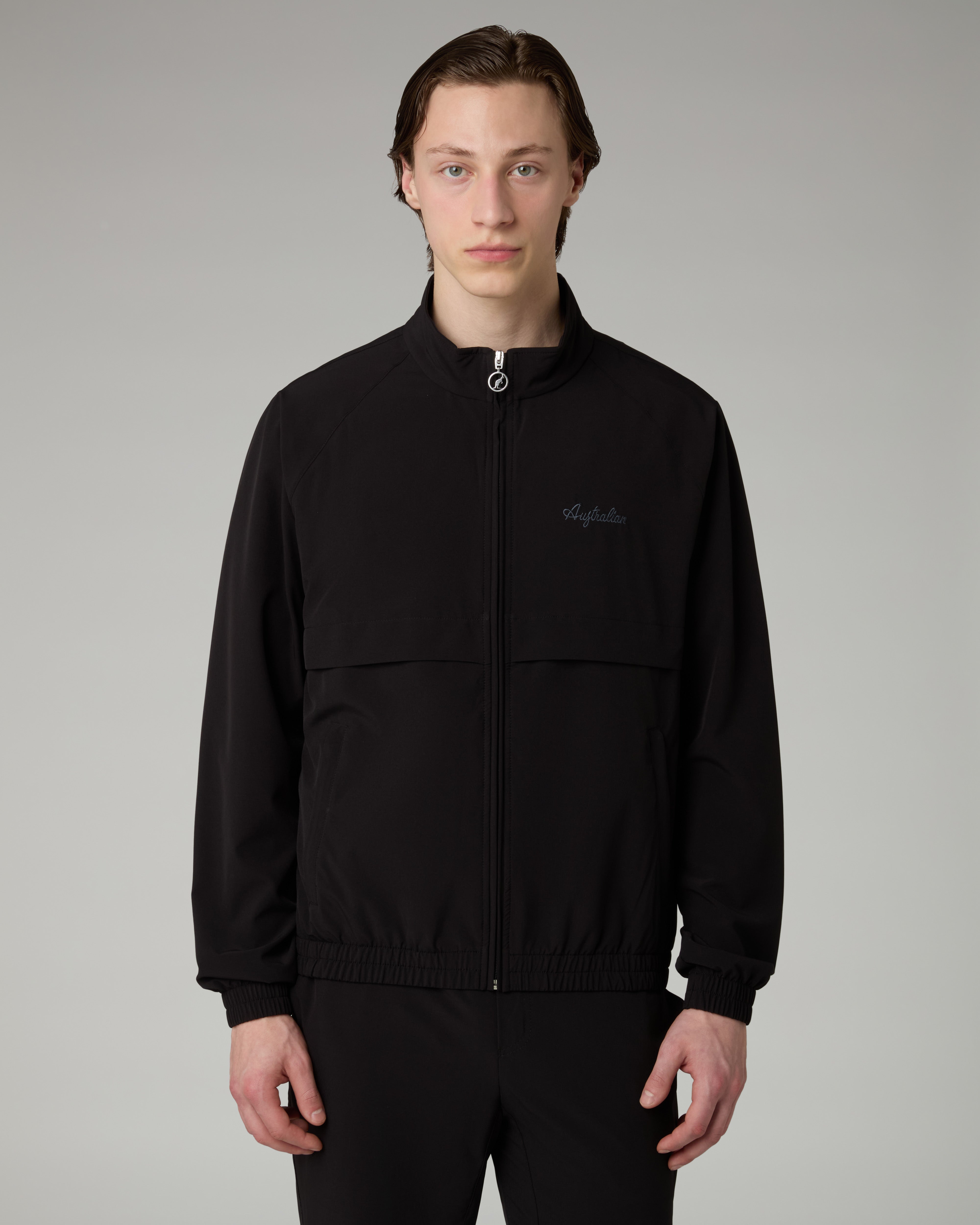 australian-doric-track-jacket-giacca-tuta-slam-nera image 1