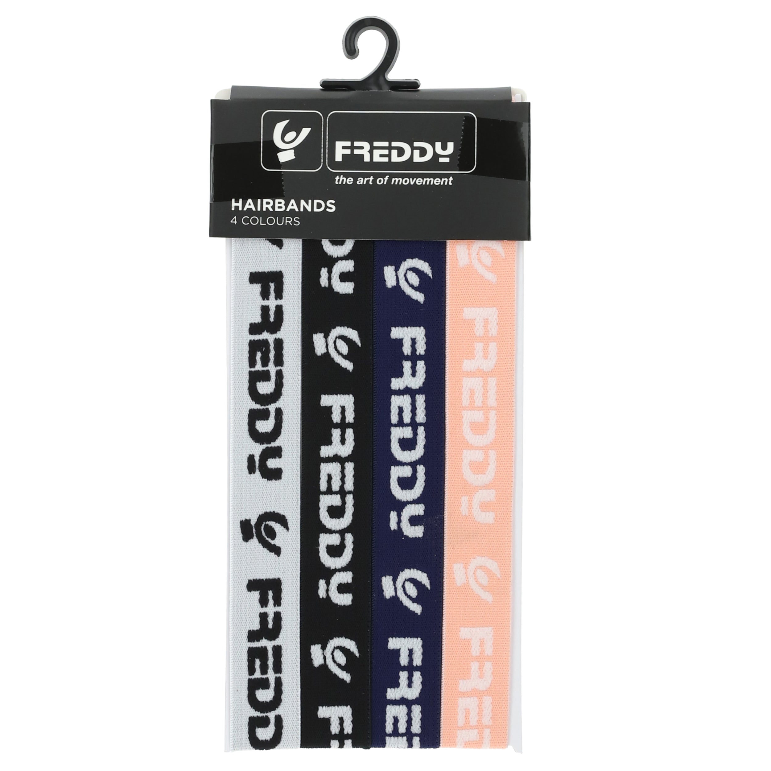freddy-fascia-elastica-da-capelli-sottile-con-loghi-pack-4-pezzi image 1