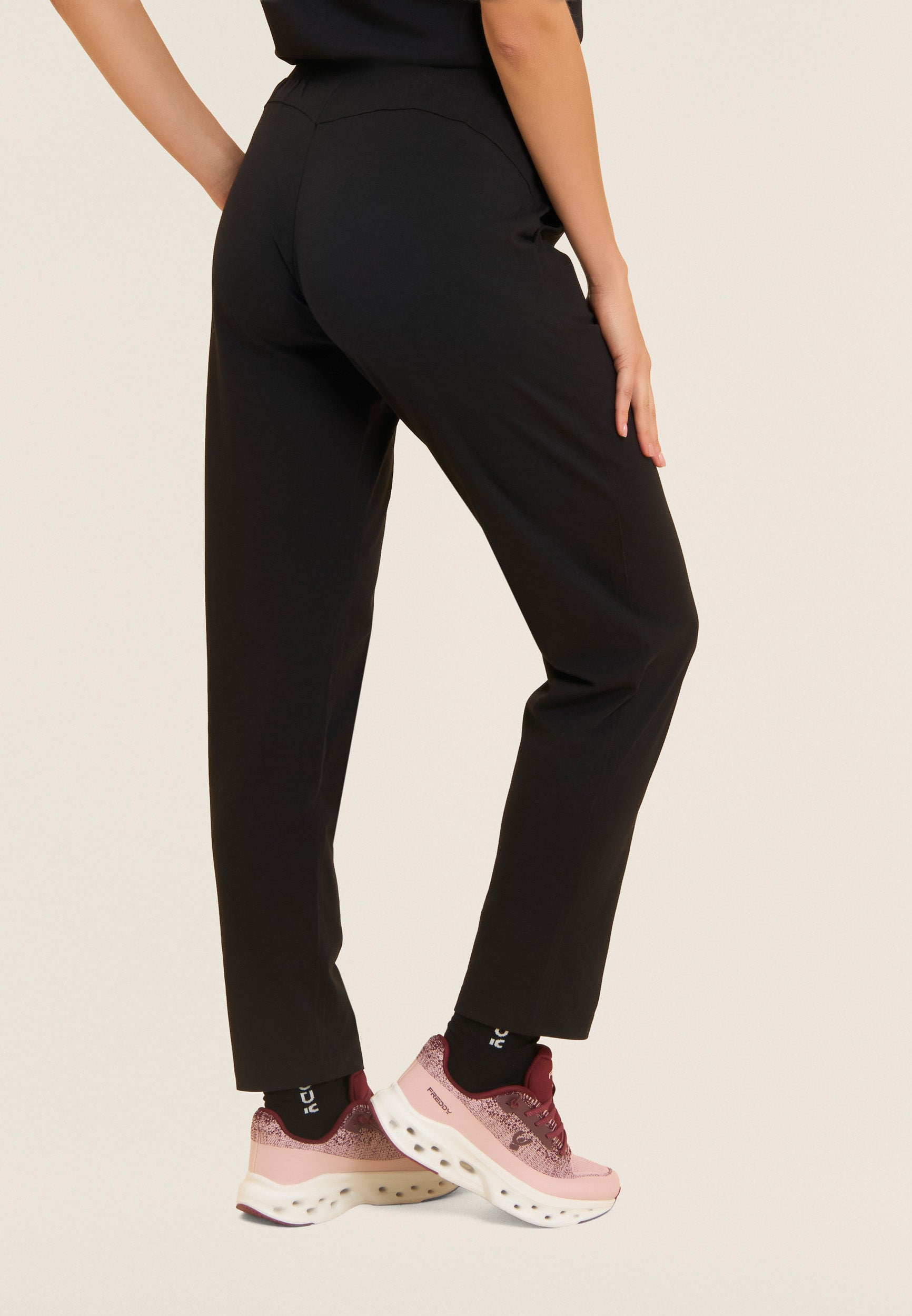freddy-pantaloni-sportivi-regular-con-logo-freddy-in-perline-rosa-jersey-cotone image 3