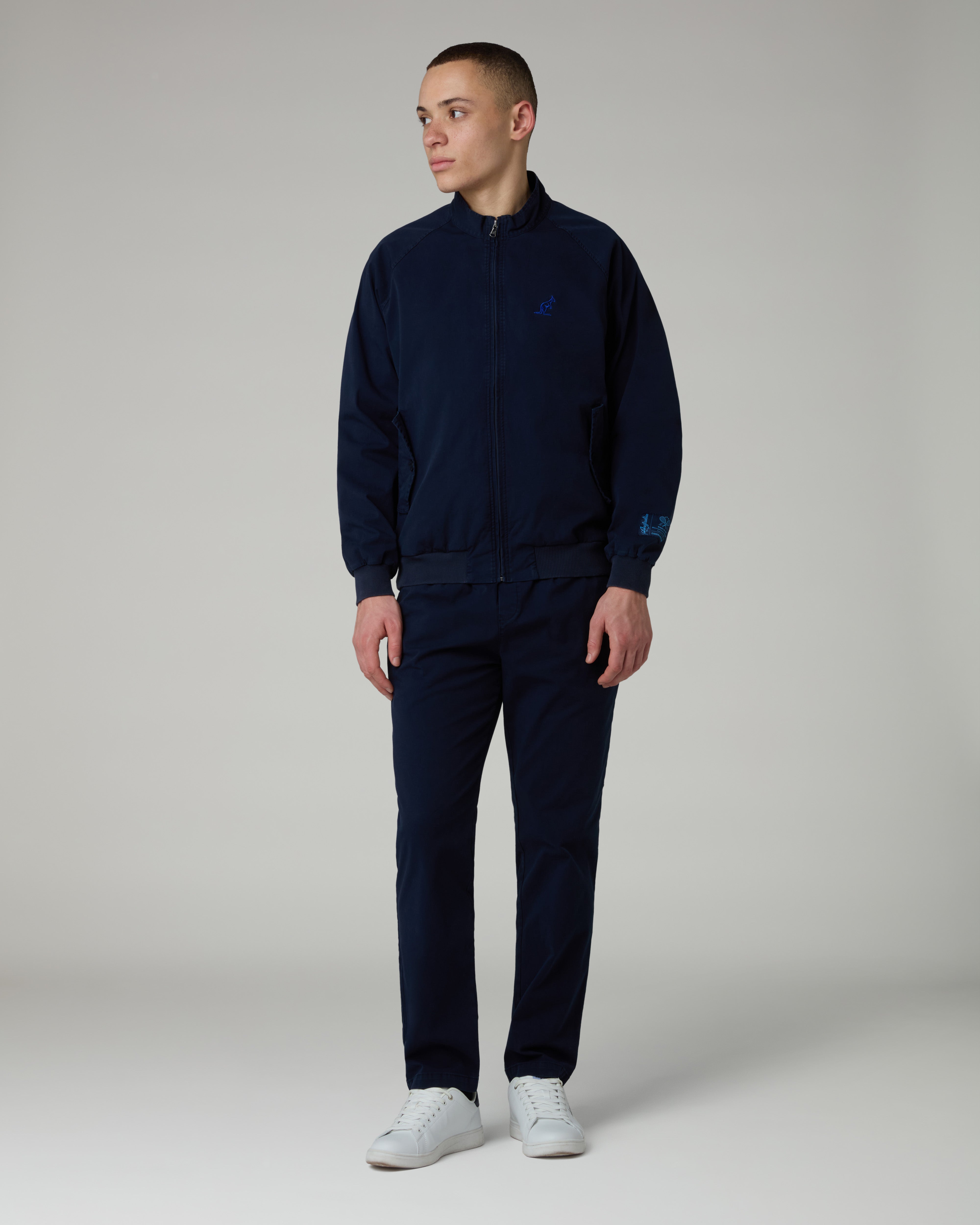 australian-doric-track-pant-pantalone-cotton-twill-eclipse-blue image 2