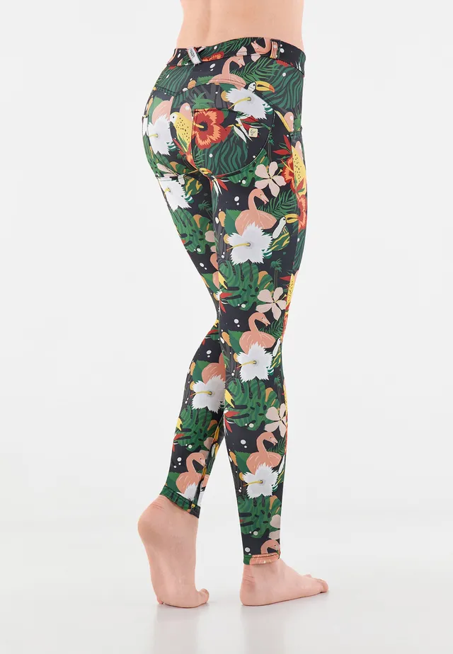 freddy-pantaloni-push-up-wr-up-tessuto-traspirante-ecologico-floreale image 1