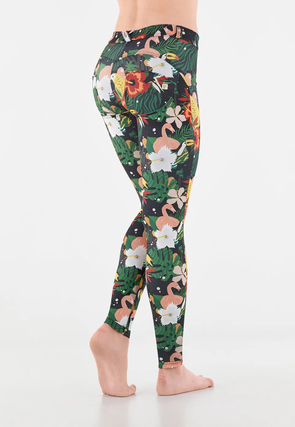 freddy-pantaloni-push-up-wr-up-tessuto-traspirante-ecologico-floreale image 1
