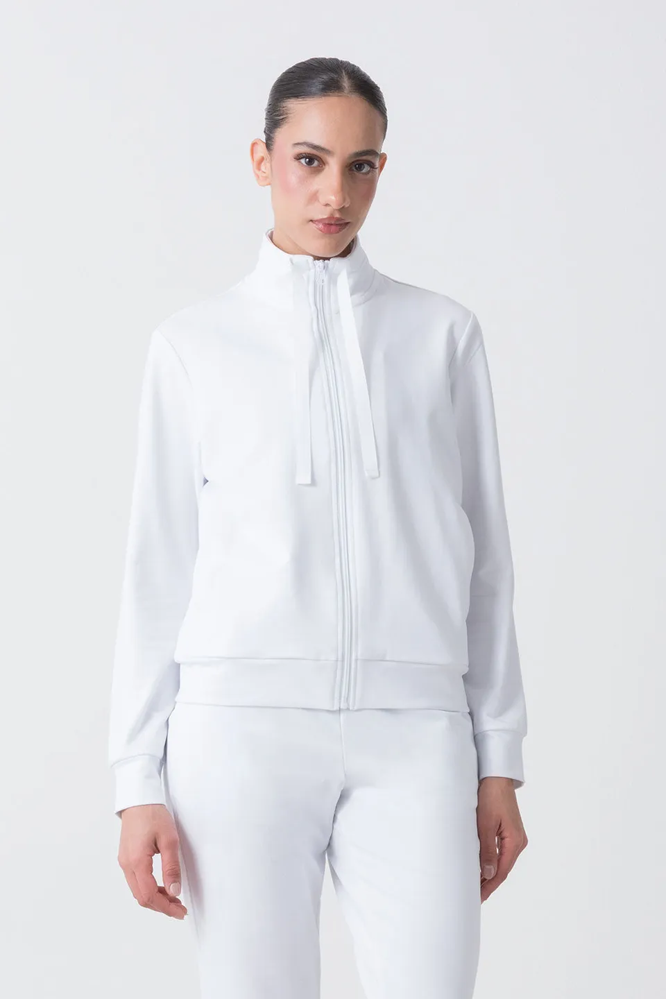 dimensione-danza-basic-giacca-full-zip-in-felpa-stretch-non-garzata-collo-alto image 1