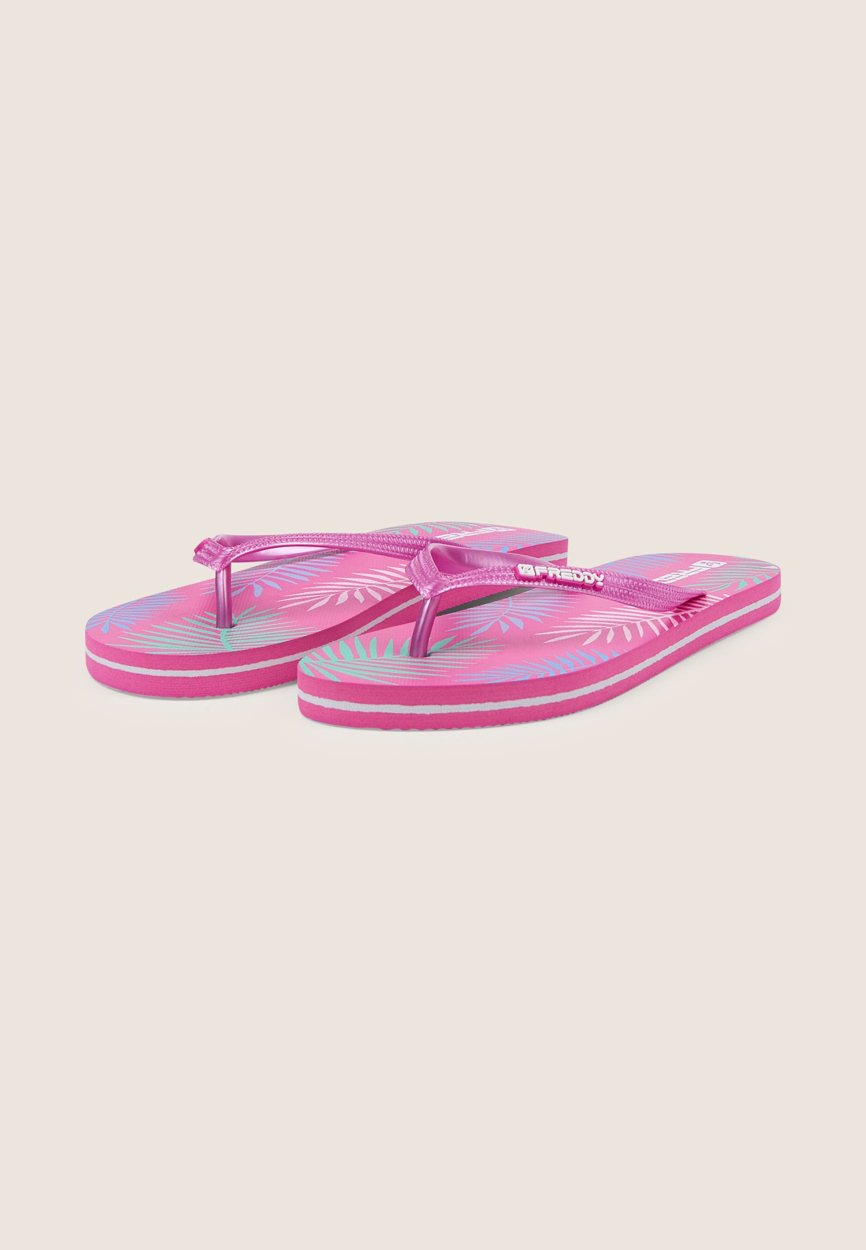 freddy-infradito-flip-flop-donna-stampa-tropicale-con-logo image 2