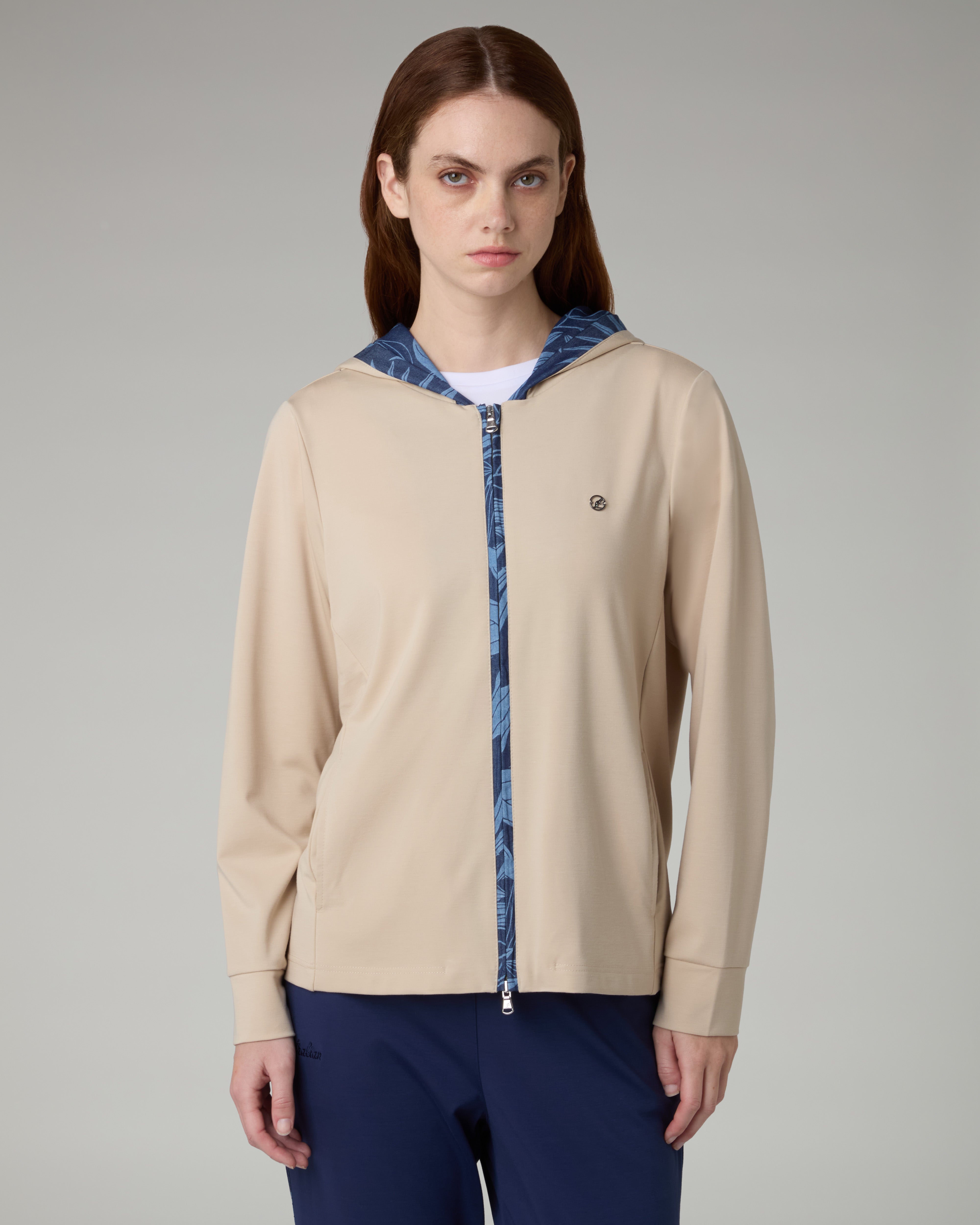 australian-flow-chambray-tracksuit-interlock-sabbia-made-in-italy image 3