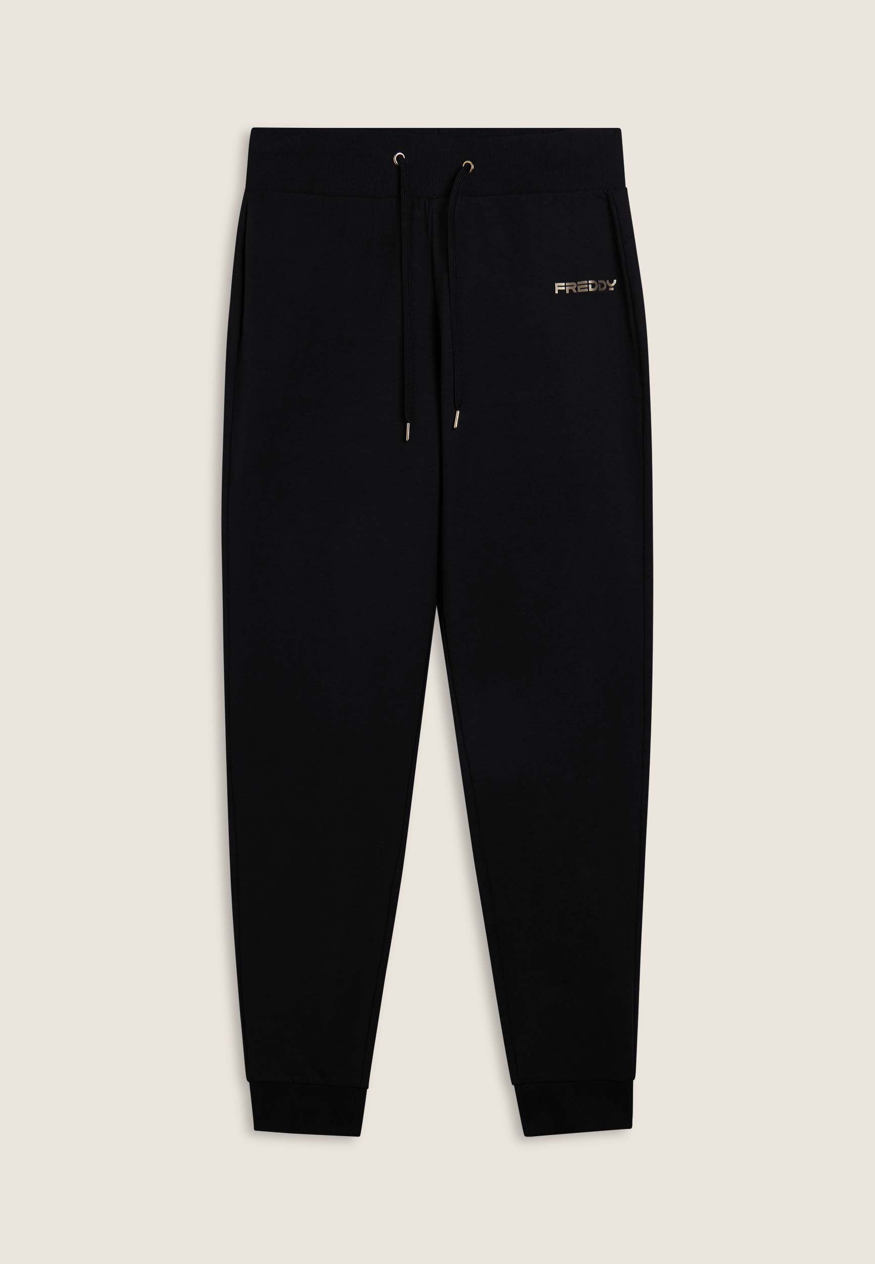 freddy-pantaloni-regular-fit-felpa-garzata-con-polsino-e-coulisse image 8