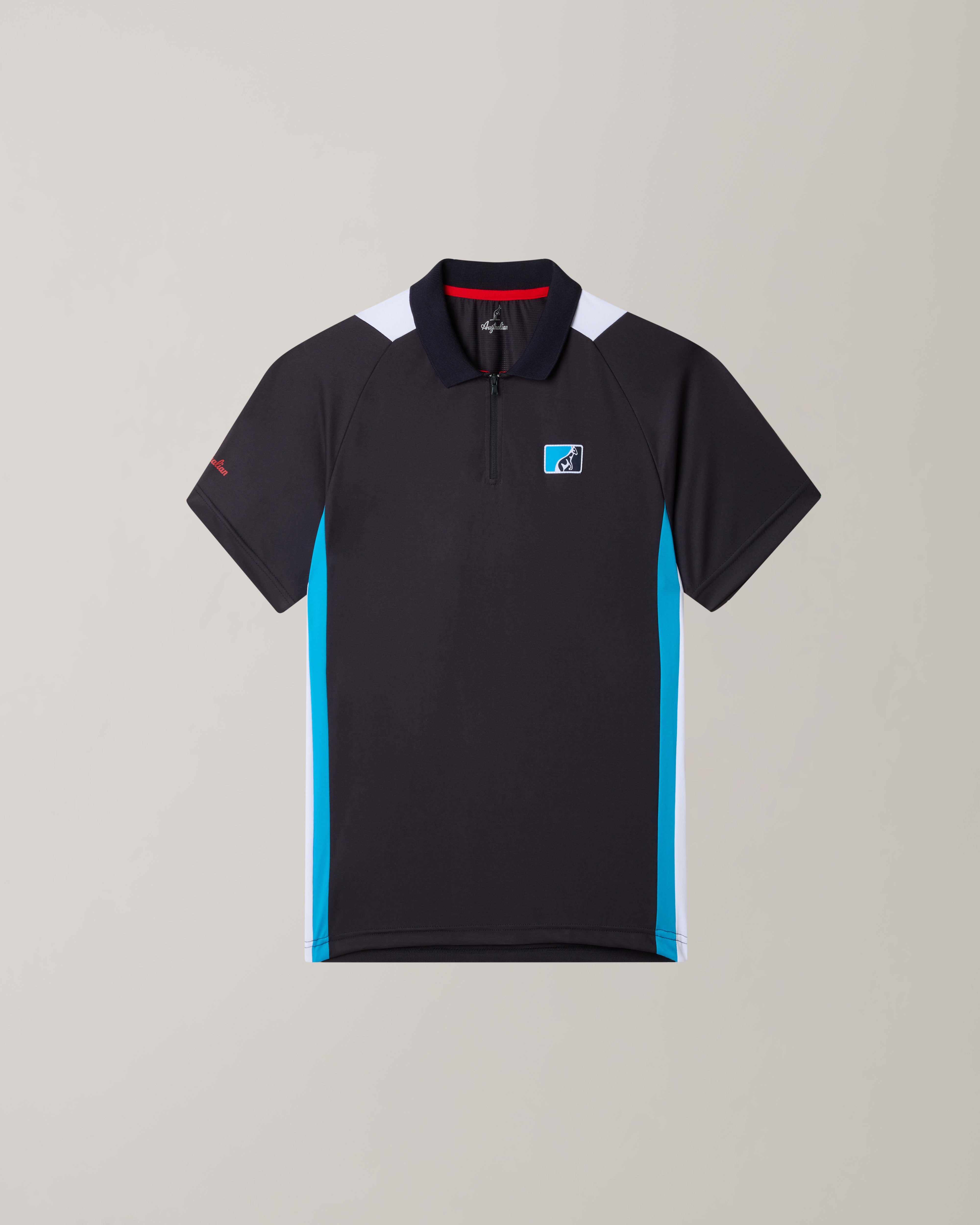 australian-league-polo-shirt-polo-tennis-blu-navy-traspirante image 5
